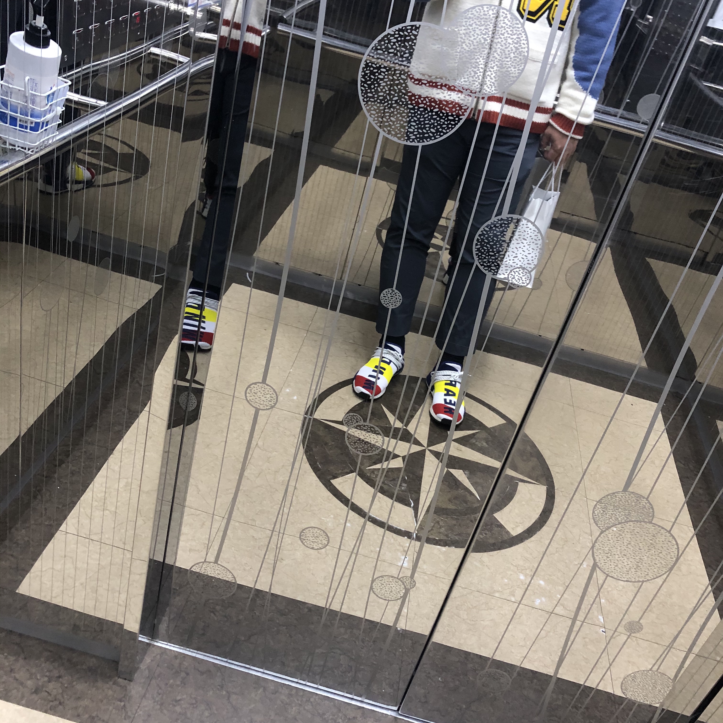 Adidas x Billionaire Boys Club x Pharrell Williams Hu NMD Multi-Color 착용 스타일 - 2
