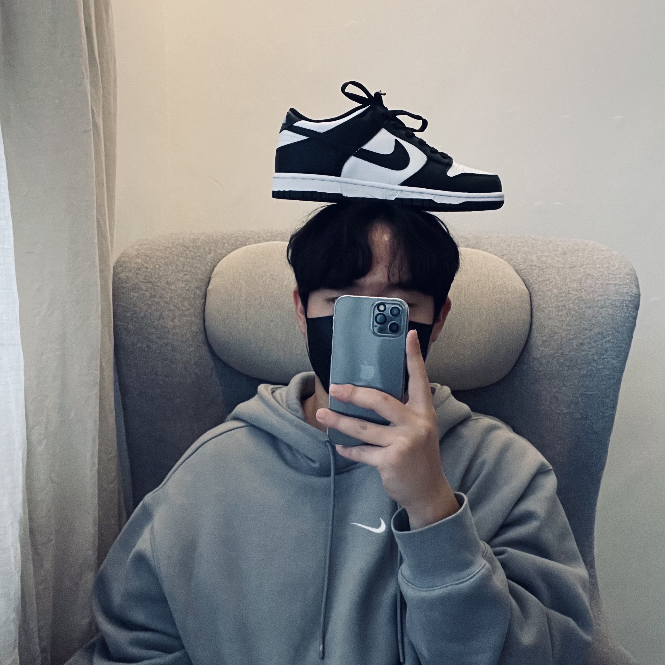 Nike Dunk Low Retro Black 착용 스타일
