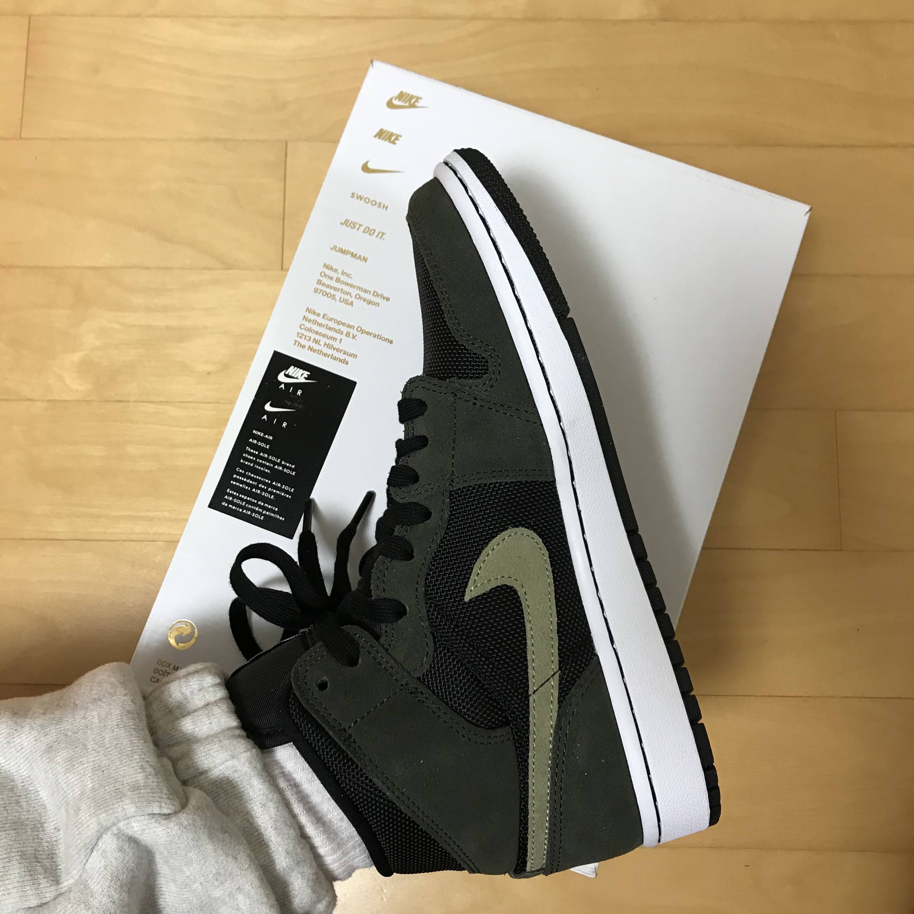 (W) Jordan 1 Mid Olive 착용 스타일