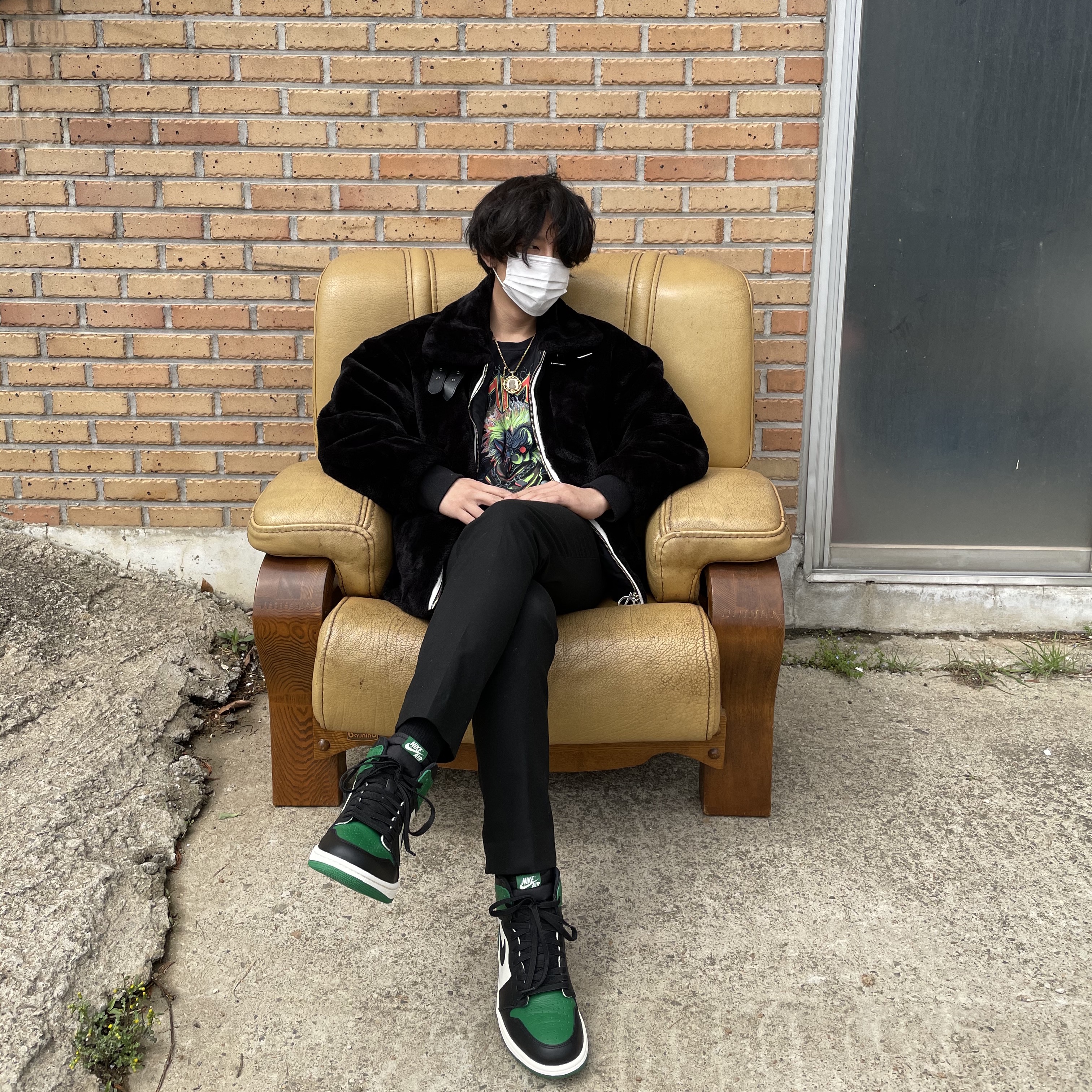 Jordan 1 Retro High OG Pine Green 착용 스타일