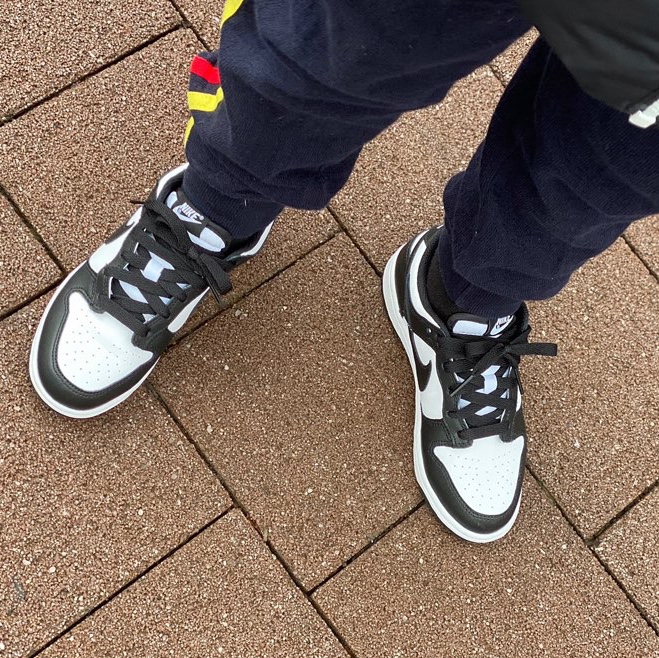 (PS) Nike Dunk Low Black 착용 스타일