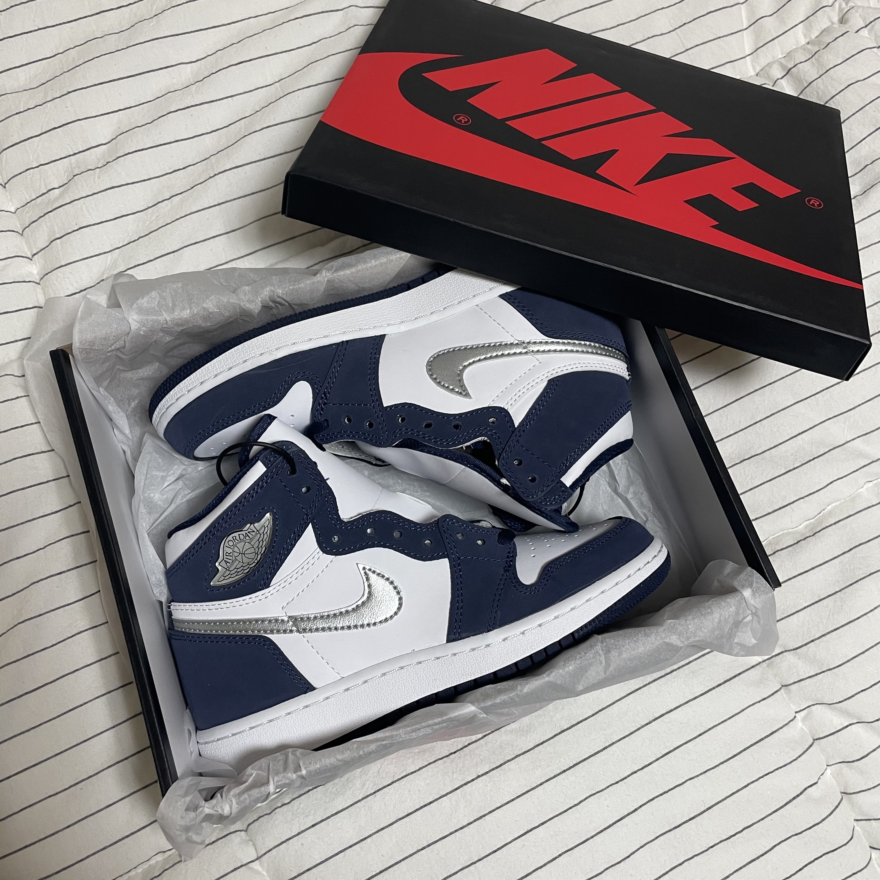 (GS) Jordan 1 Retro High OG CO.JP Midnight Navy 착용 스타일