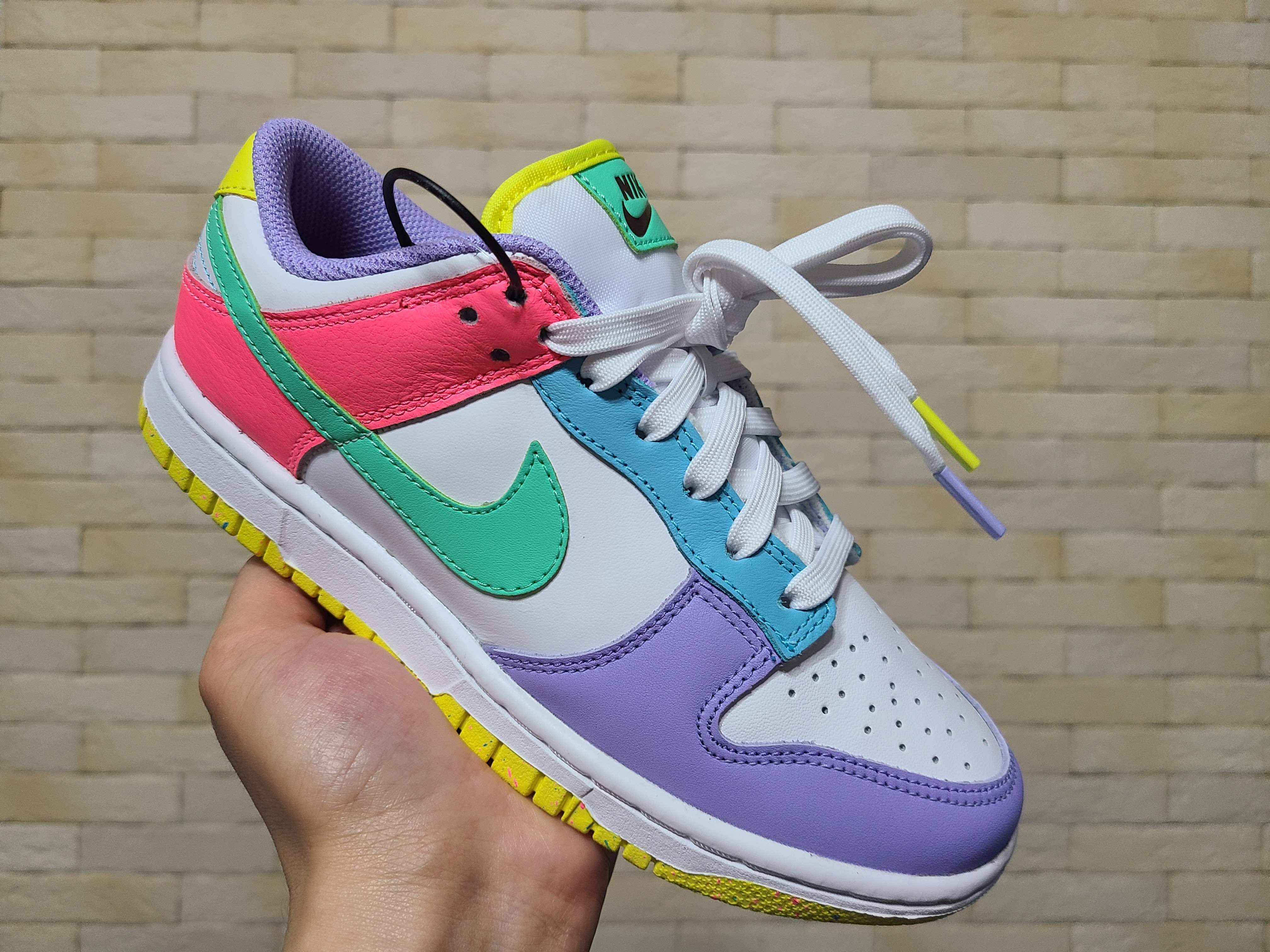 (W) Nike Dunk Low SE Candy 착용 스타일 - 3