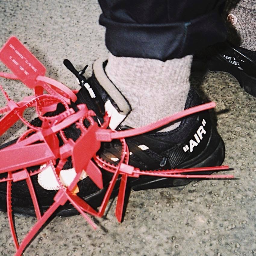 Nike x Off-White Air Presto Black 착용 스타일 - 1
