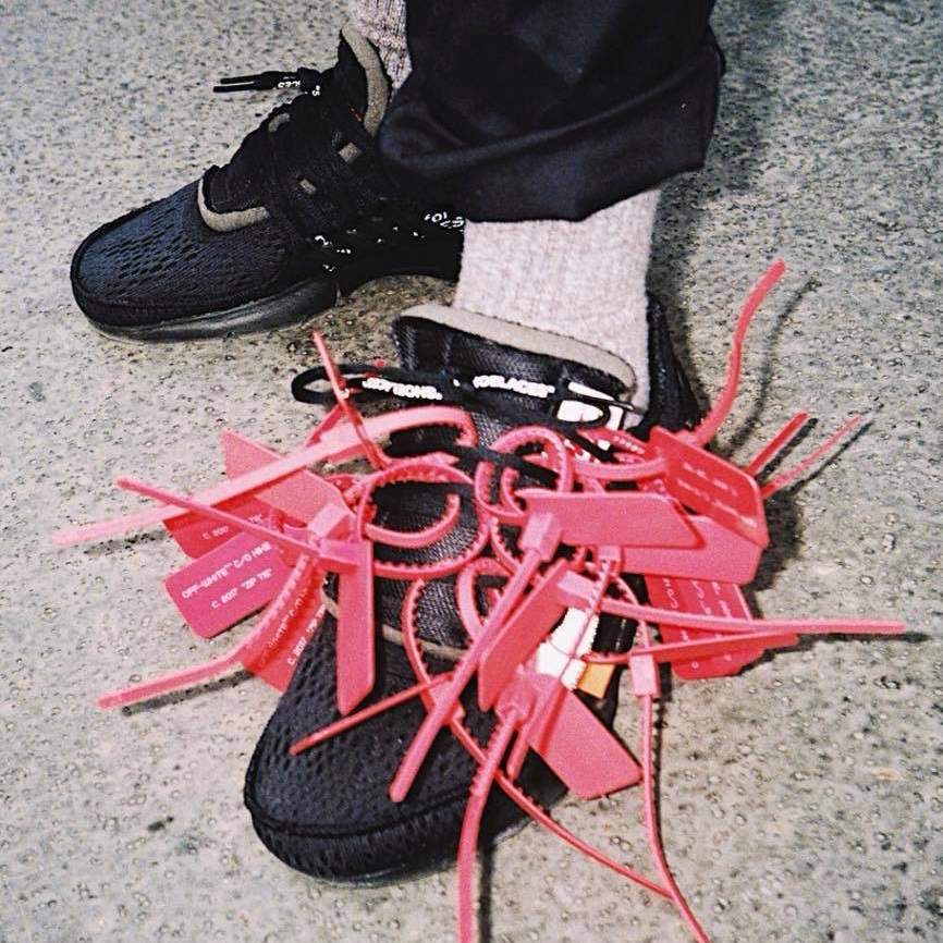 Nike x Off-White Air Presto Black 착용 스타일 - 2