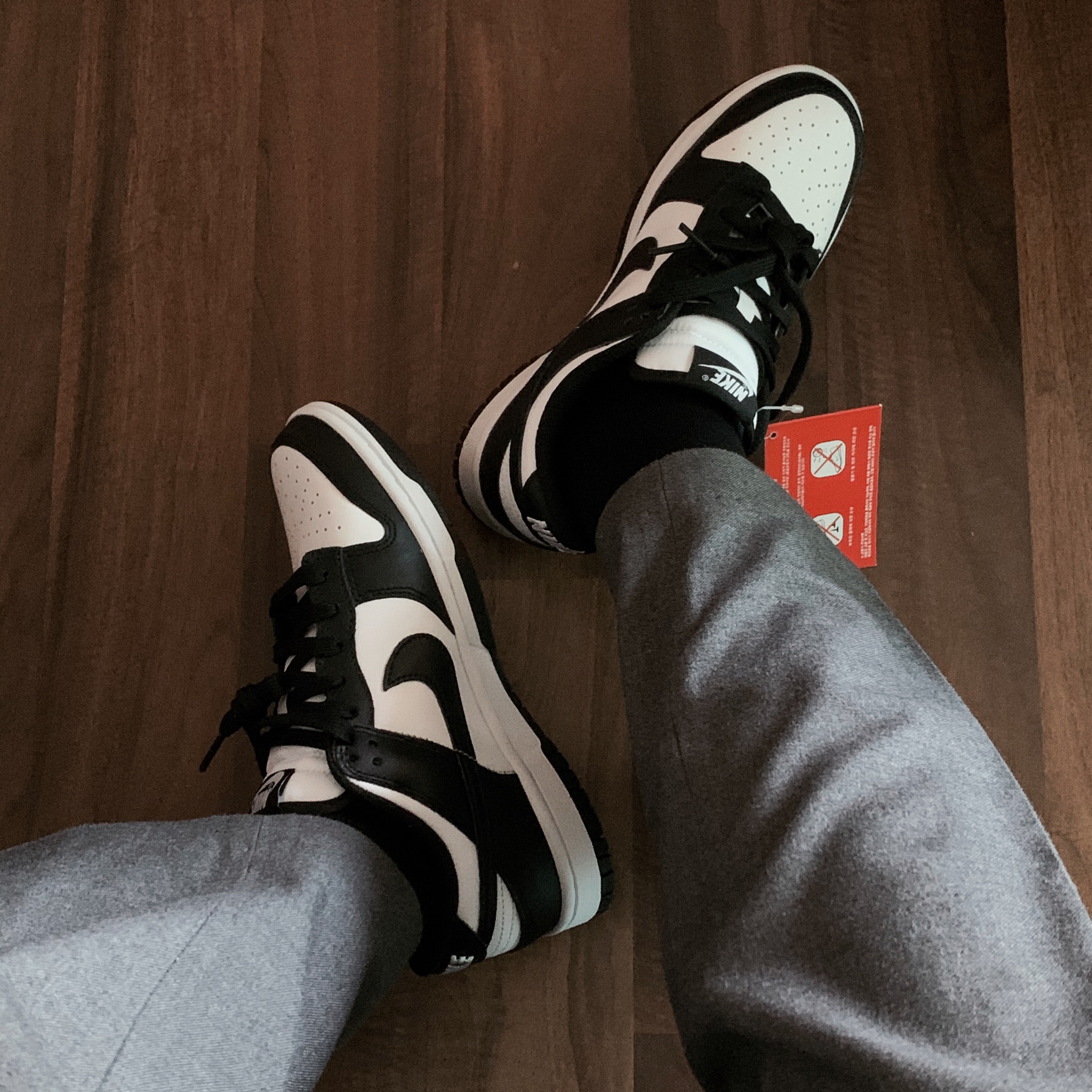 (W) Nike Dunk Low Black 착용 스타일