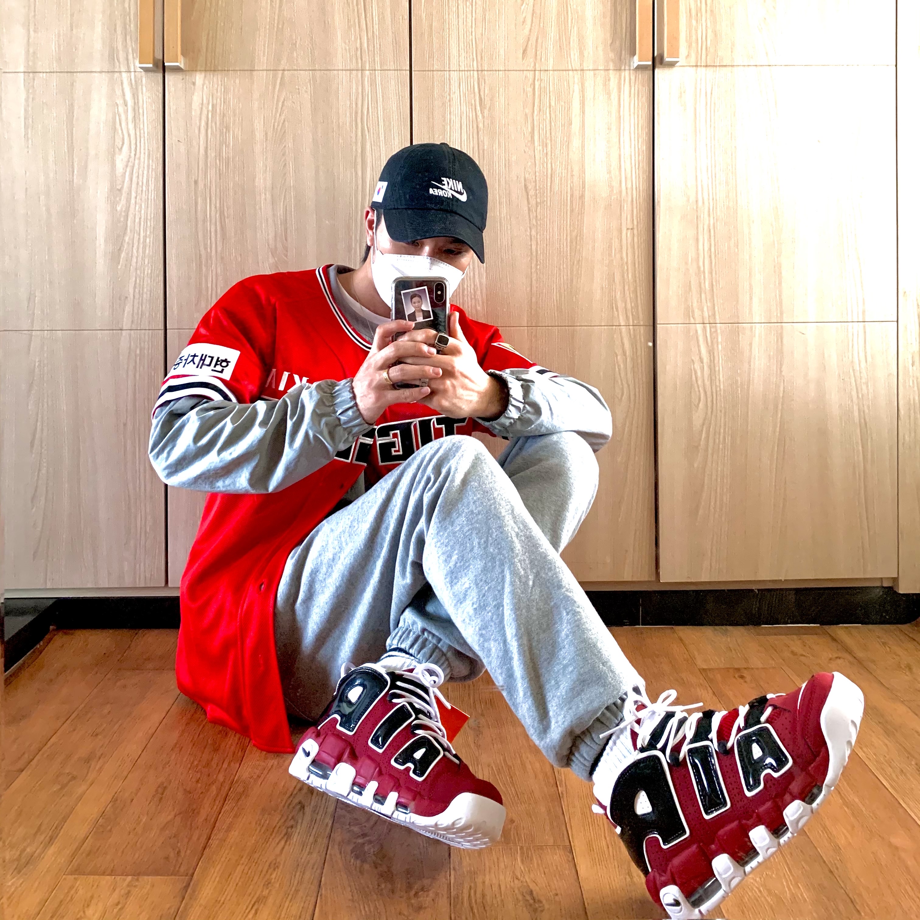 Nike Air More Uptempo 96 Bulls 2021 착용 스타일