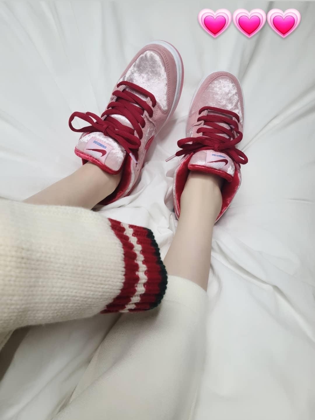 Nike x StrangeLove SB Dunk Low Pink (Regular Box) 착용 스타일