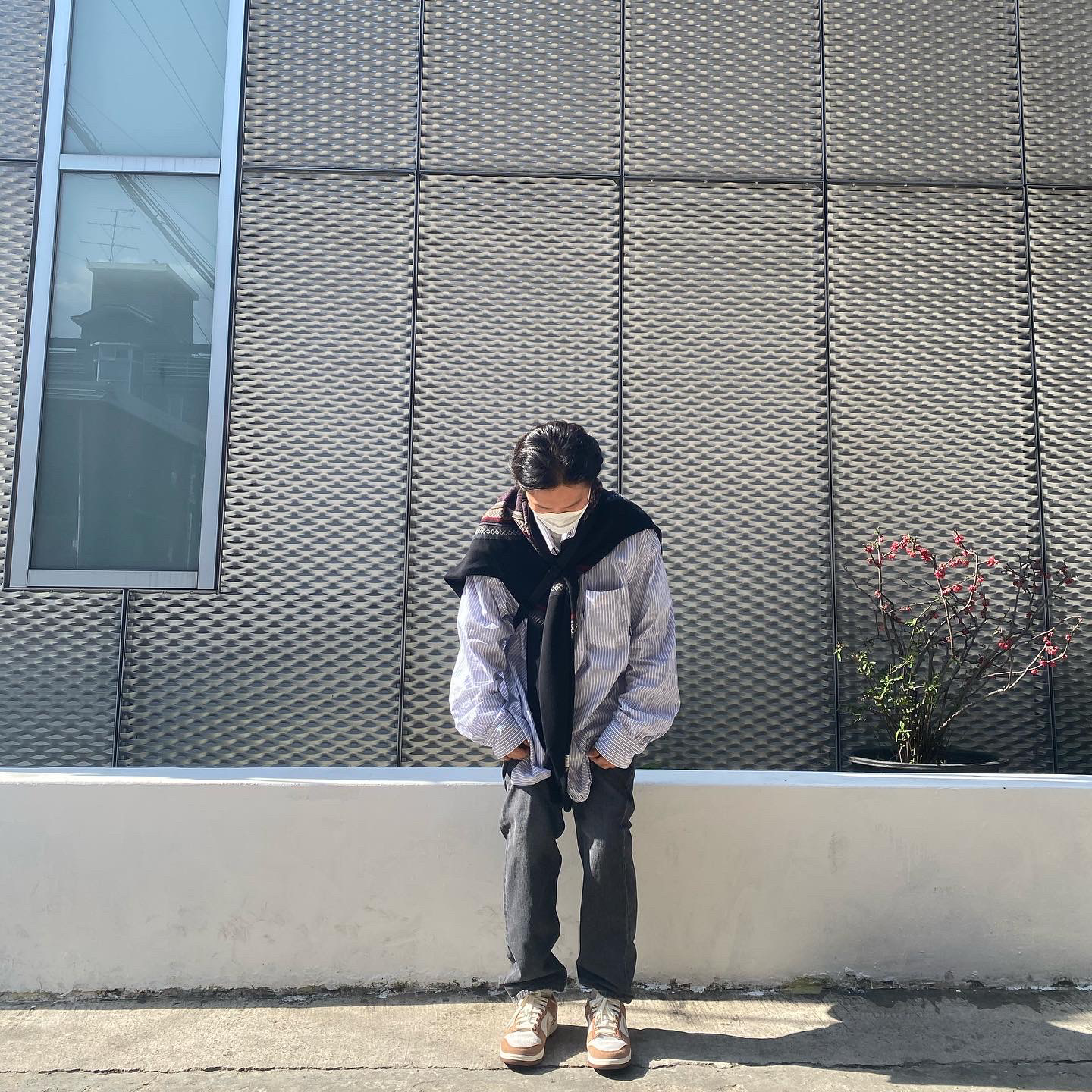 Nike Dunk Low Pro Premium Medium Curry, Palace x Arc'teryx Mantis 1 Waistpack - 20FW 착용 스타일 - 1