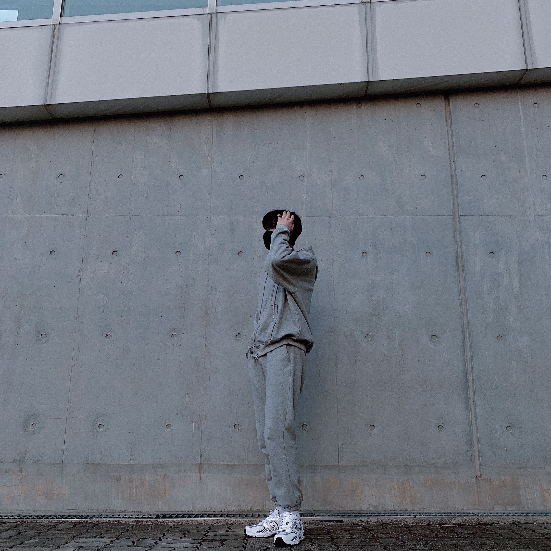 New Balance 530 White 착용 스타일