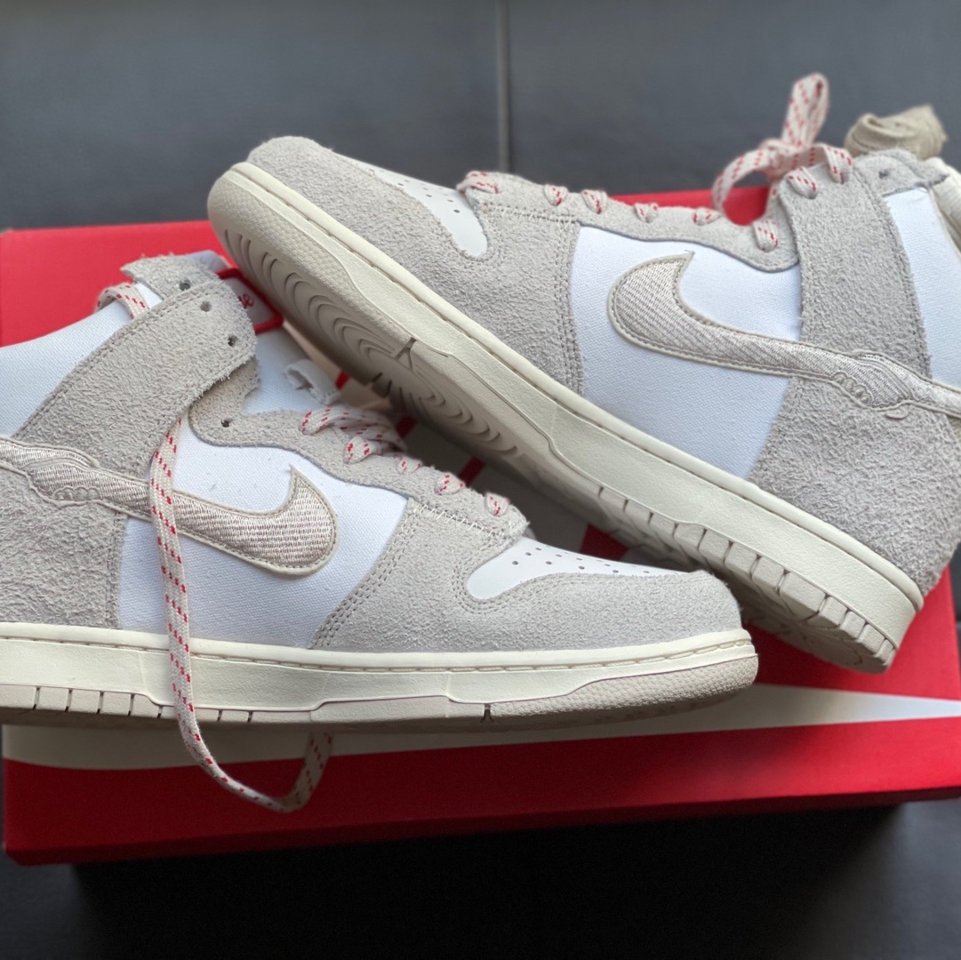 Nike x Notre Dunk High Light Orewood Brown 착용 스타일