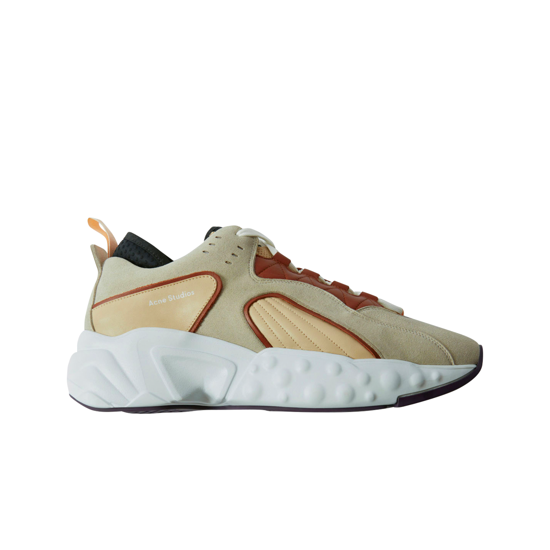 BD0035-AF1 Acne Studios Rockaway Sneakers Beige White