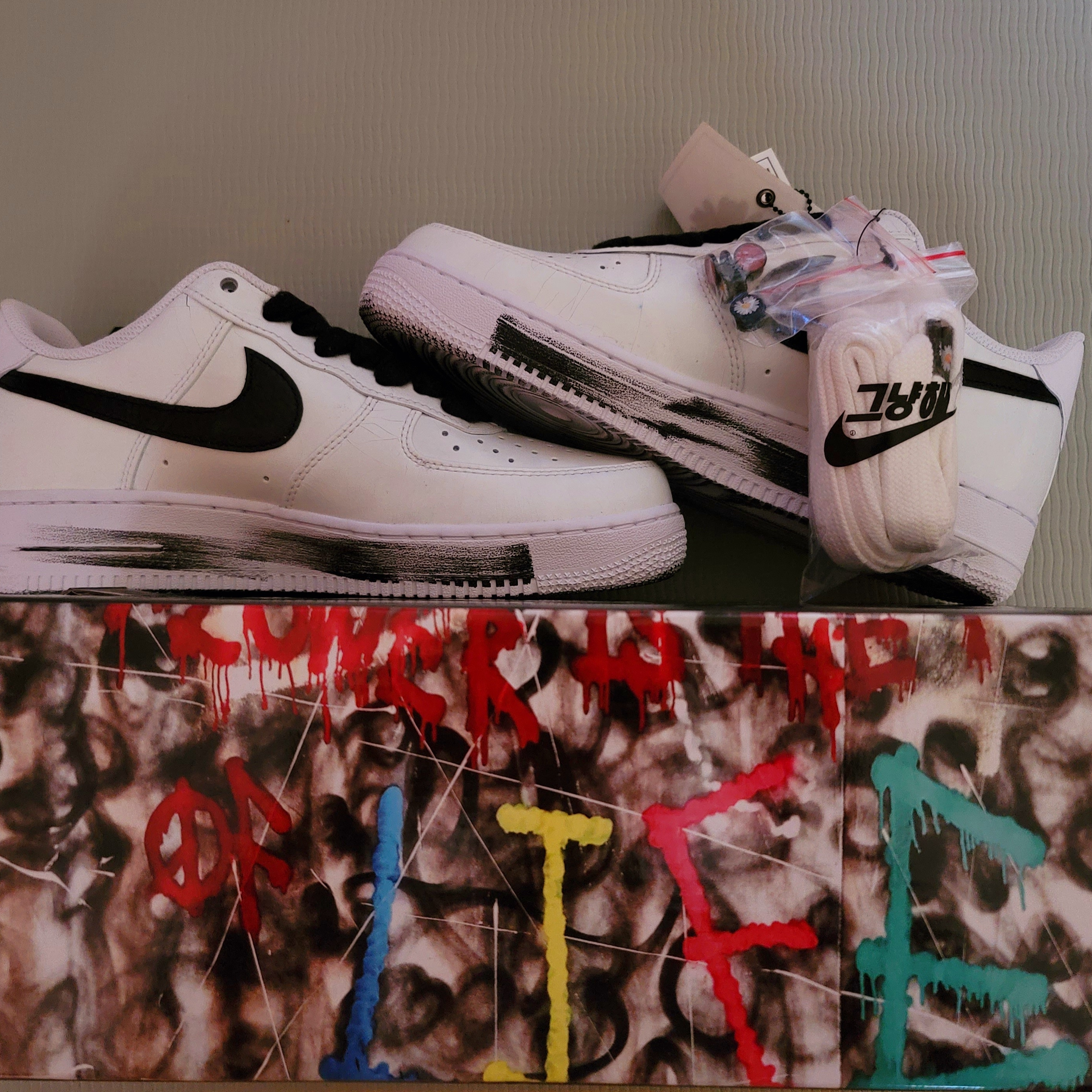 Nike x Peaceminusone Air Force 1 Low Para-Noise 2.0 착용 스타일