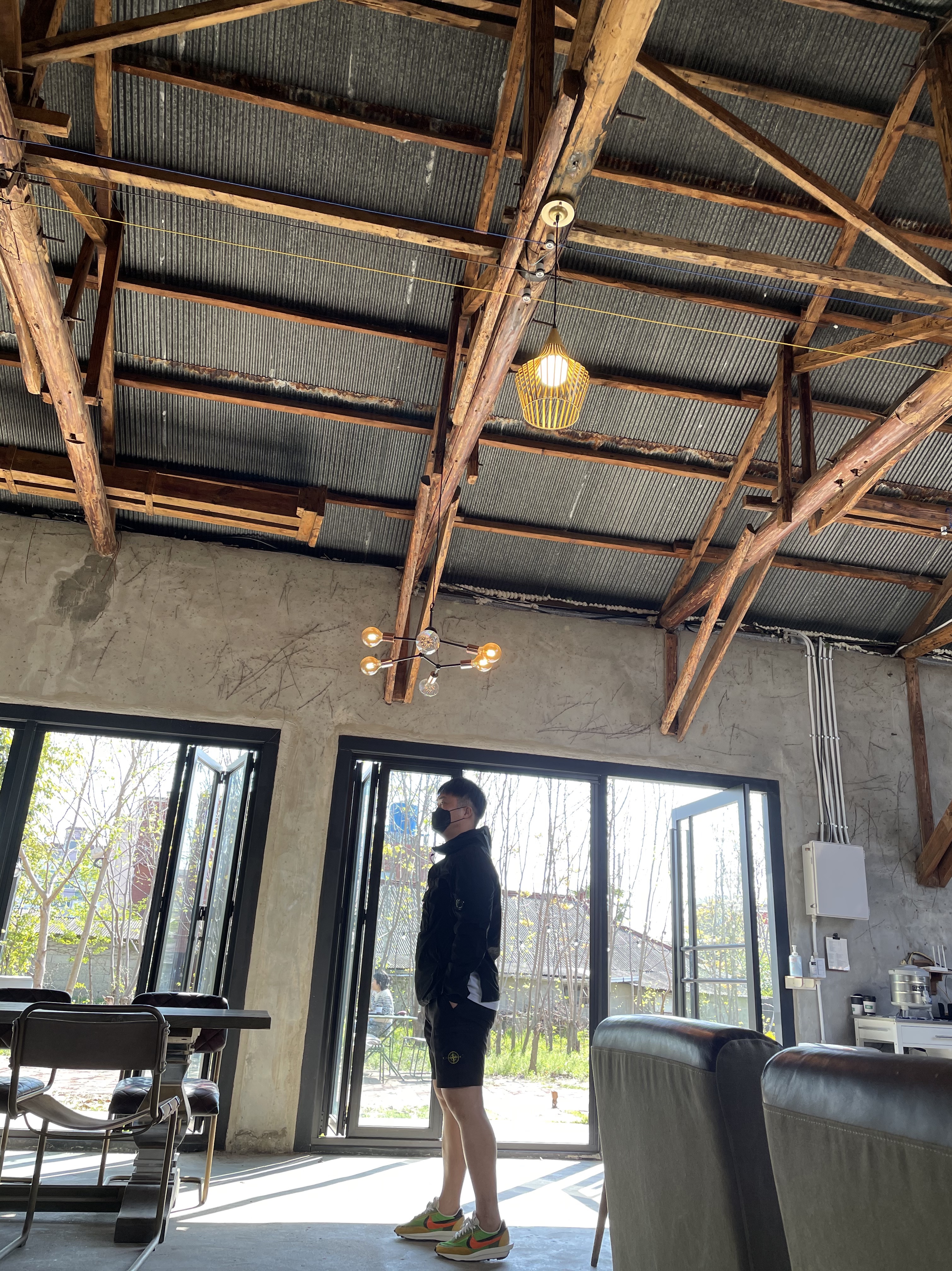 Nike x Sacai LDWaffle Green Multi 착용 스타일