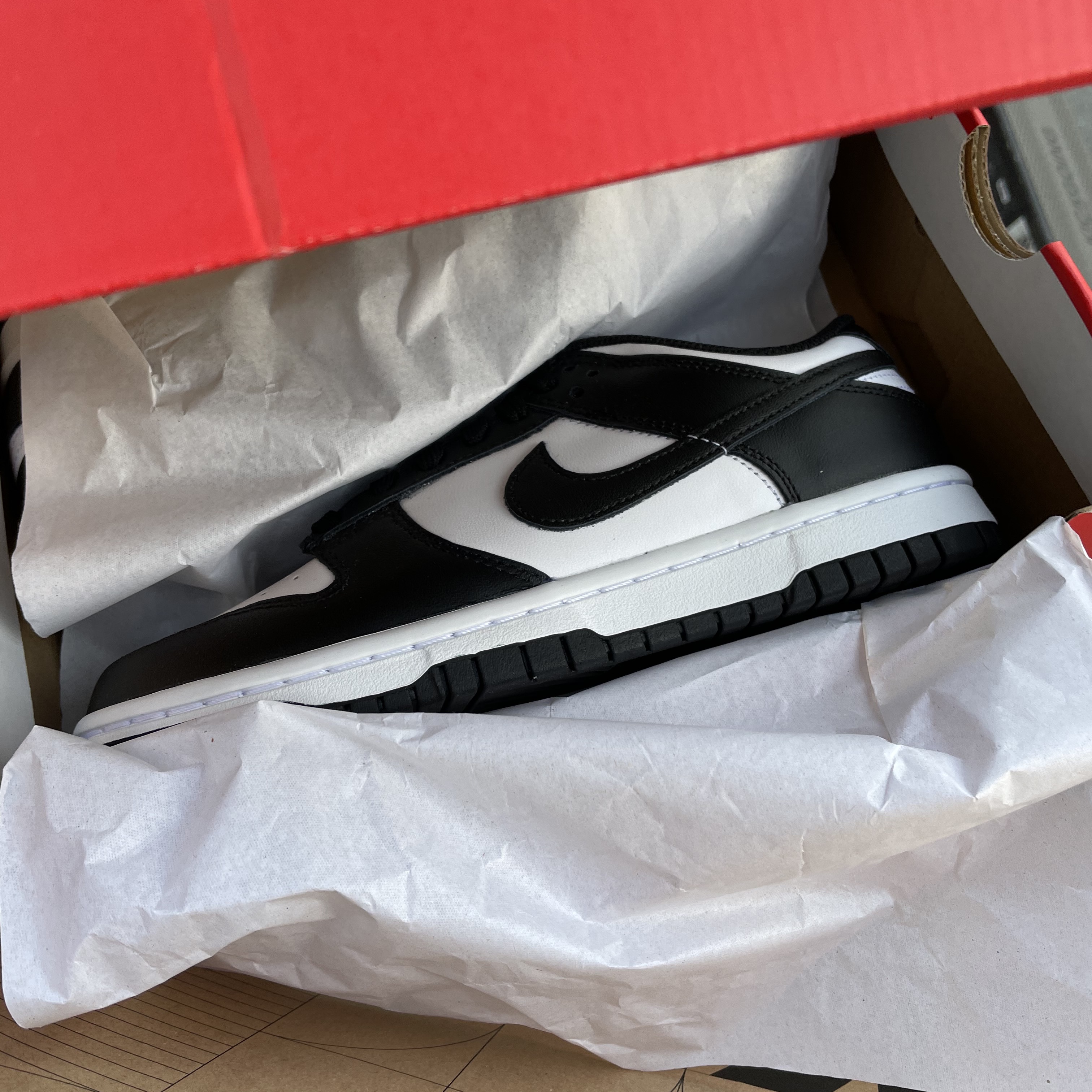 Nike Dunk Low Retro Black, (W) Nike Dunk Low Black 착용 스타일 - 3