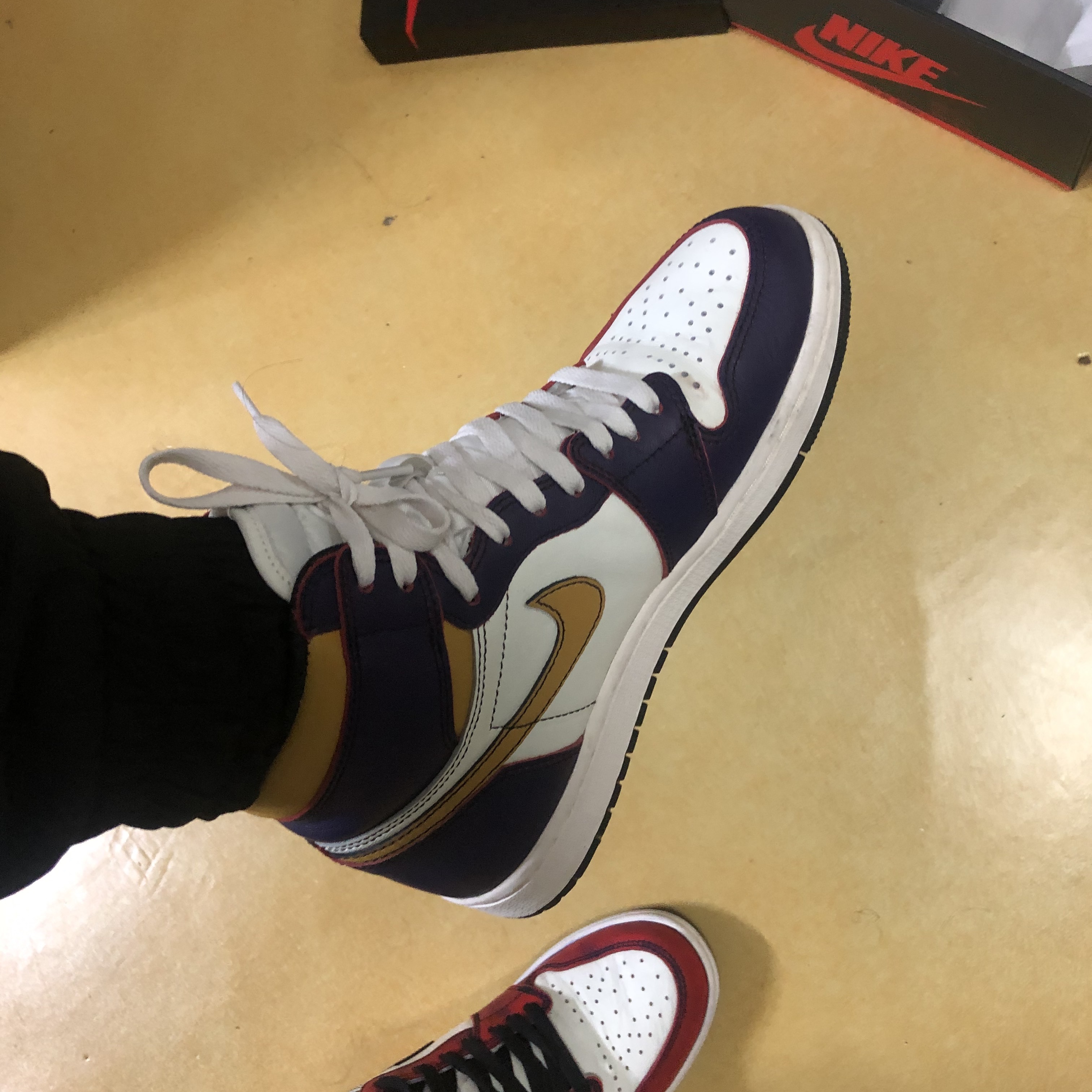 Jordan 1 Retro High OG Defiant SB LA to Chicago 착용 스타일 - 1