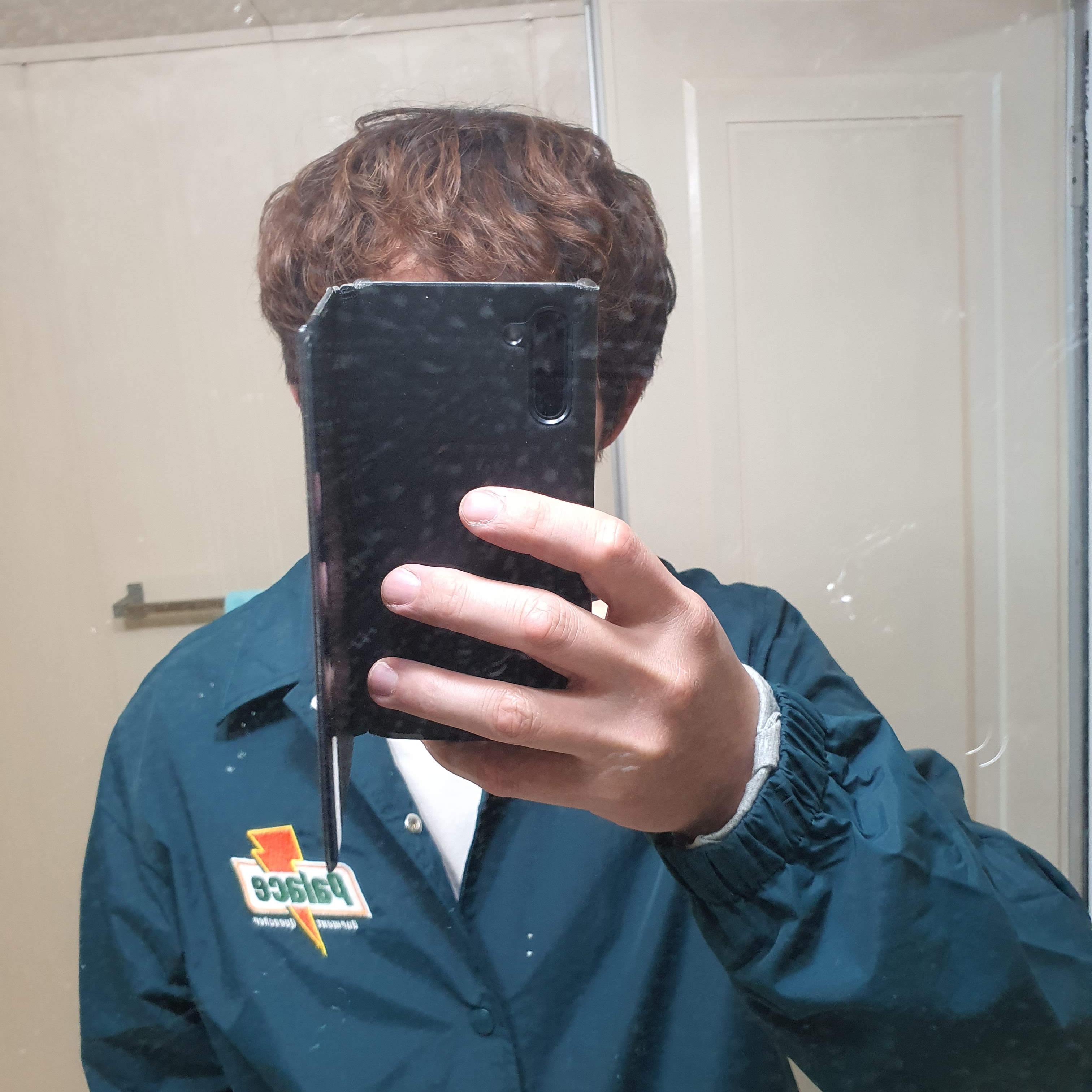 Palace Sugar Coach Jacket Dark Green - 21SS 착용 스타일 - 2