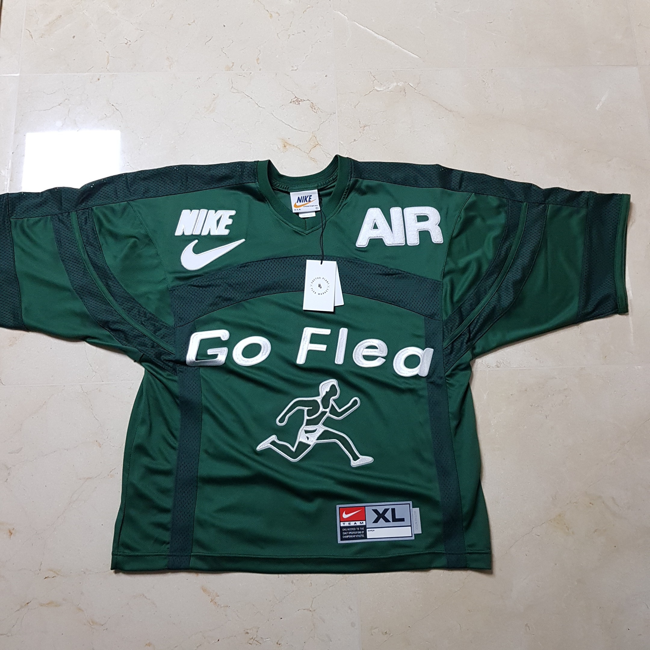 Nike x Cactus Plant Flea Market S/S Jersey Green - Asia 착용 스타일 - 3