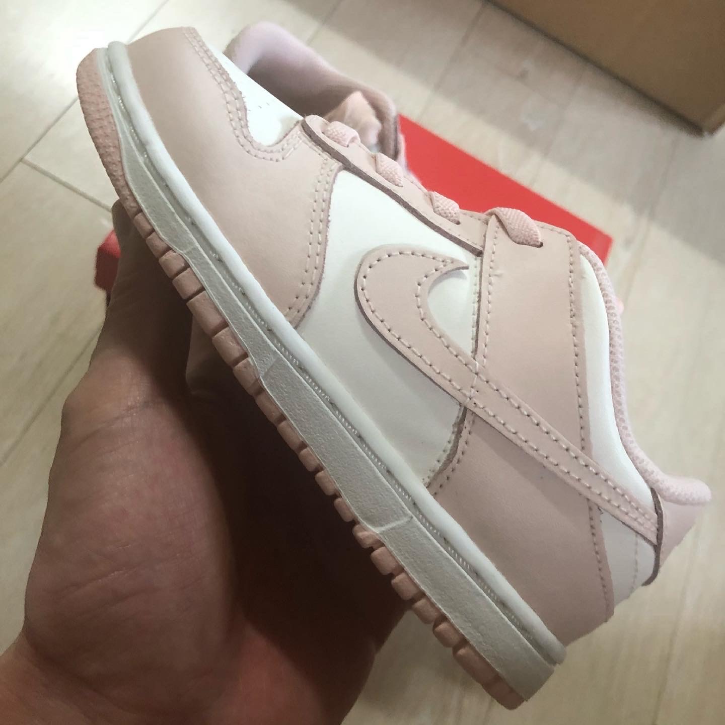 (TD) Nike Dunk Low Orange Pearl 착용 스타일 - 2