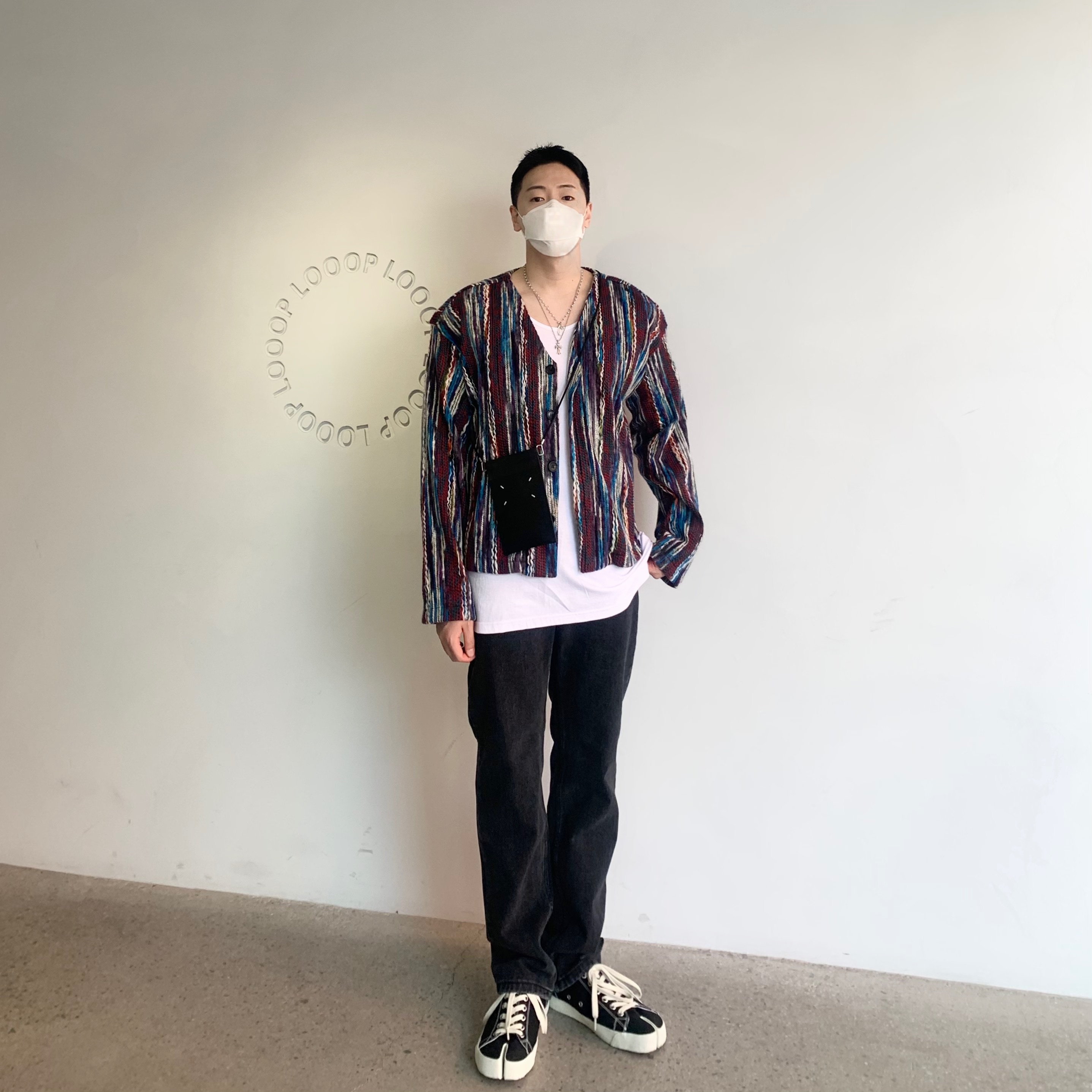 Maison Margiela Tabi Low Black 착용 스타일 - 5
