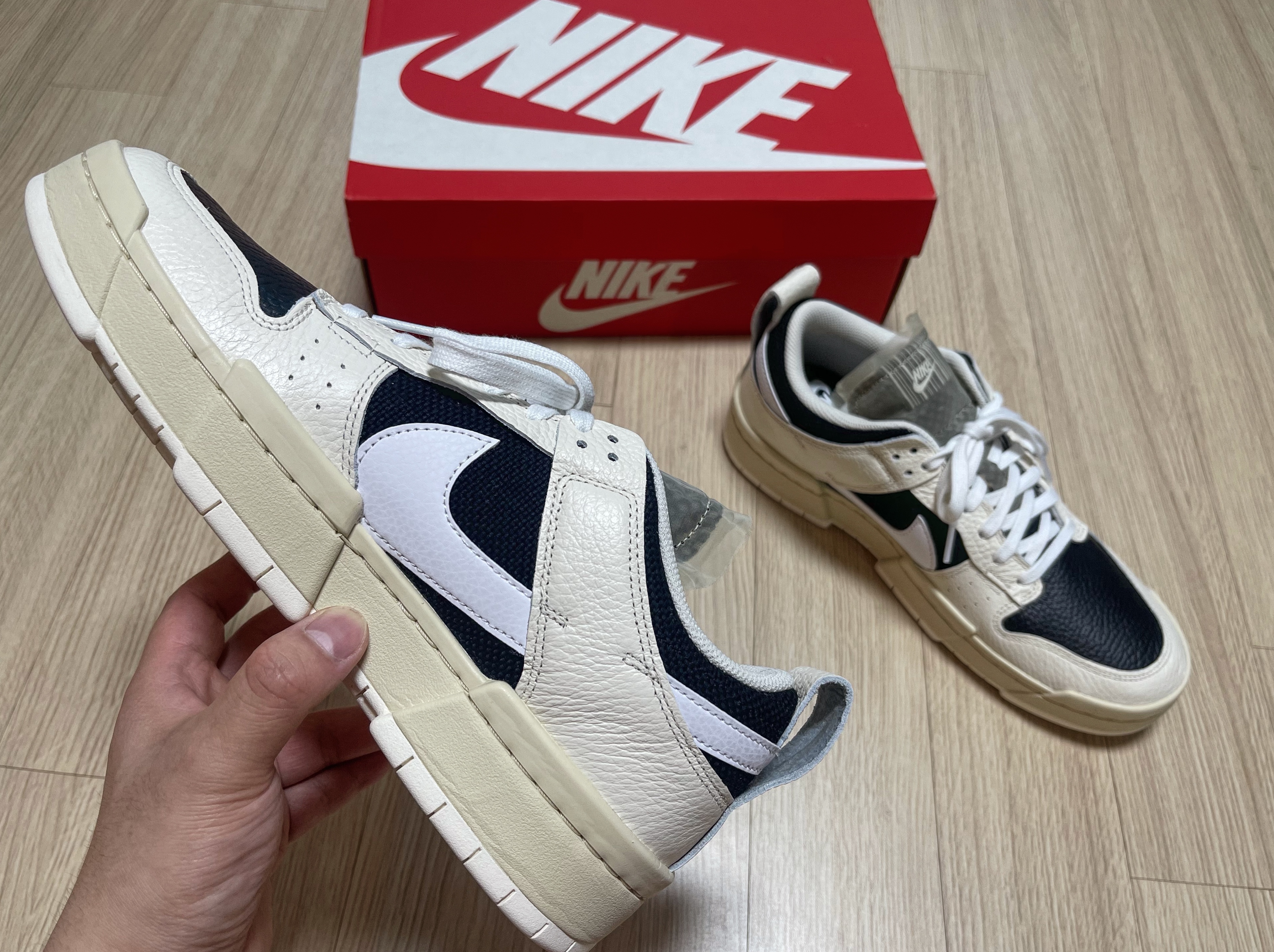 (W) Nike Dunk Low Disrupt Pale Ivory 착용 스타일 - 3