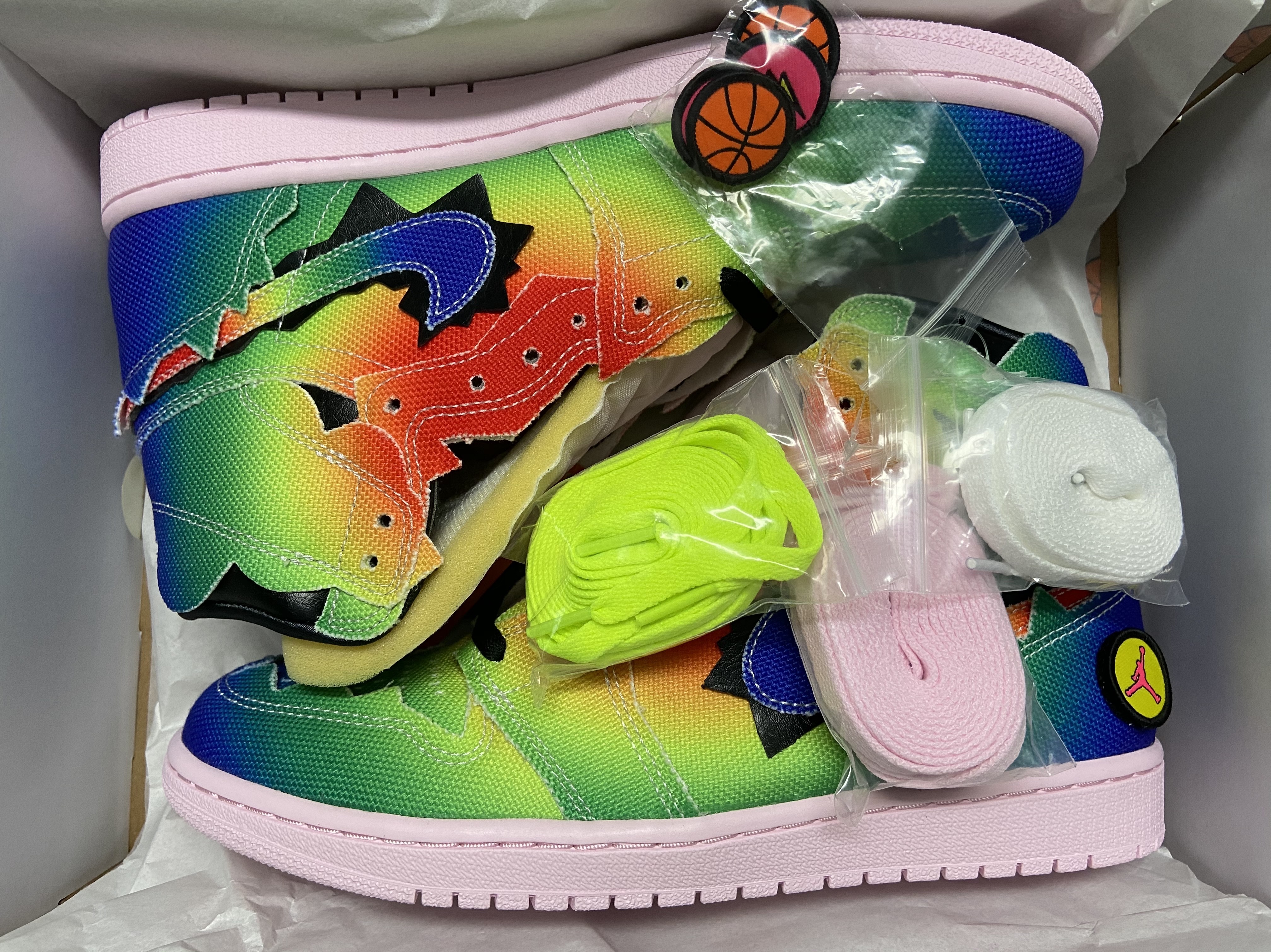 Jordan 1 x J Balvin Retro High OG 착용 스타일 - 1