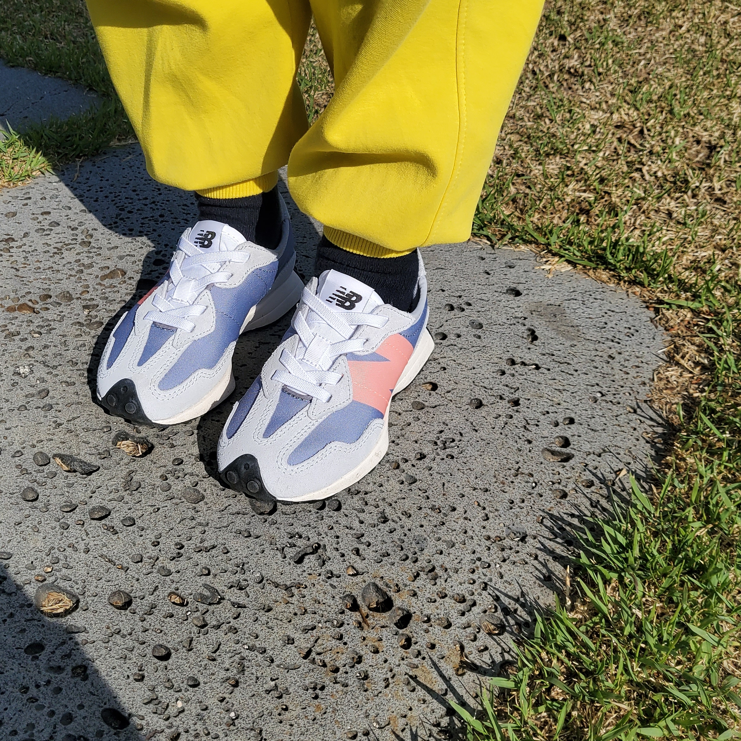 (PS) New Balance 327 Mix 착용 스타일