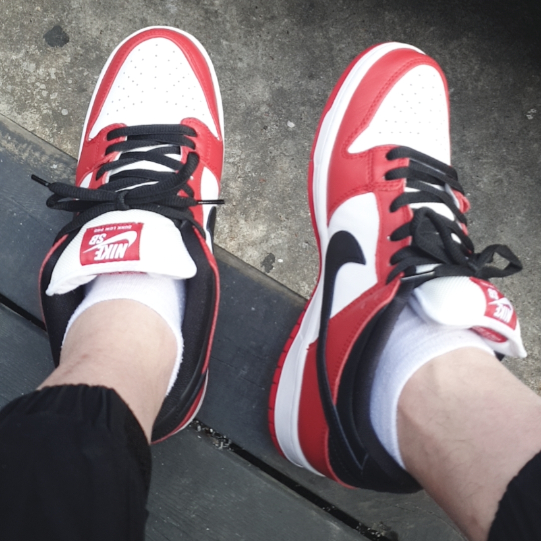 Nike SB Dunk Low Pro Chicago 착용 스타일