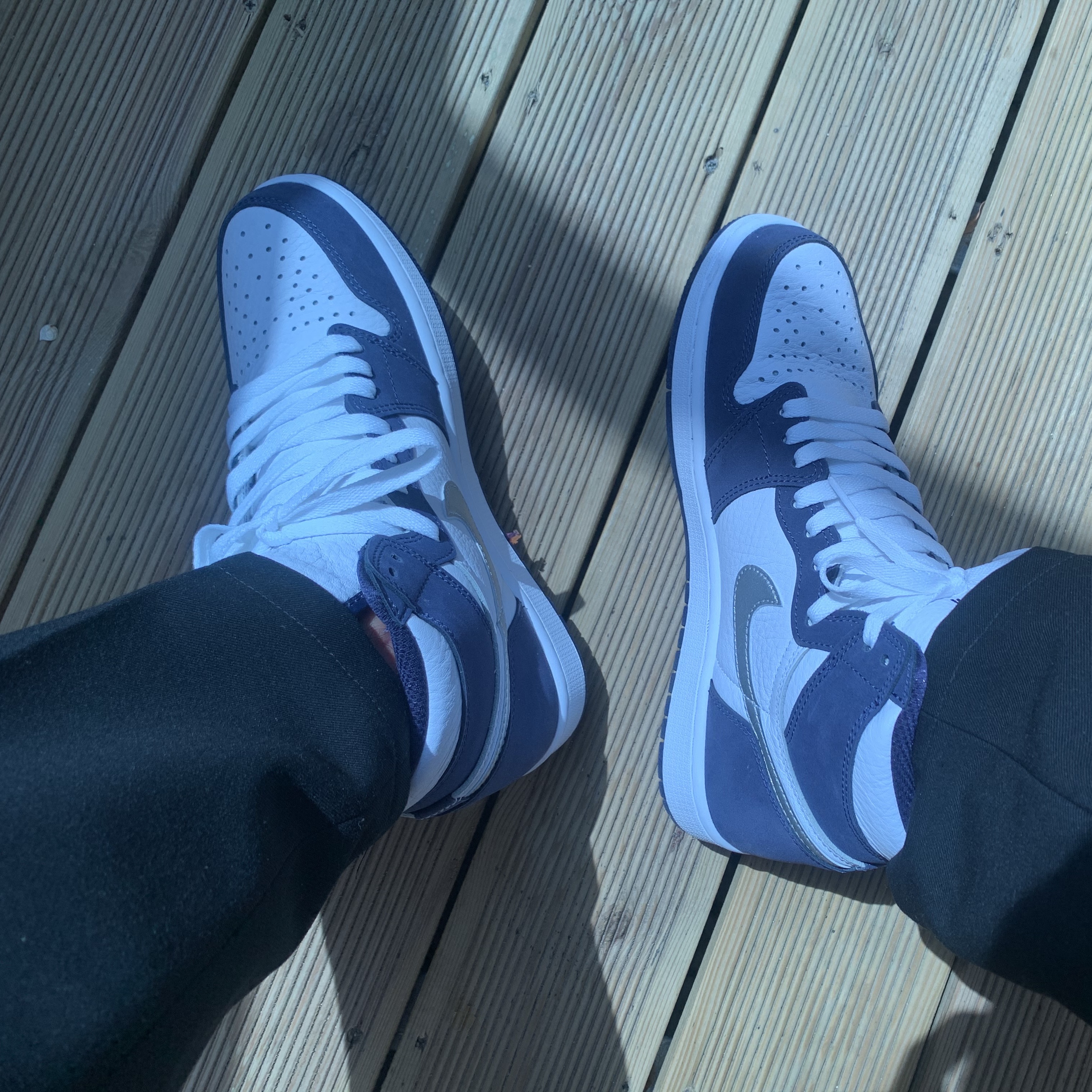 Jordan 1 Retro High OG CO.JP Midnight Navy 착용 스타일