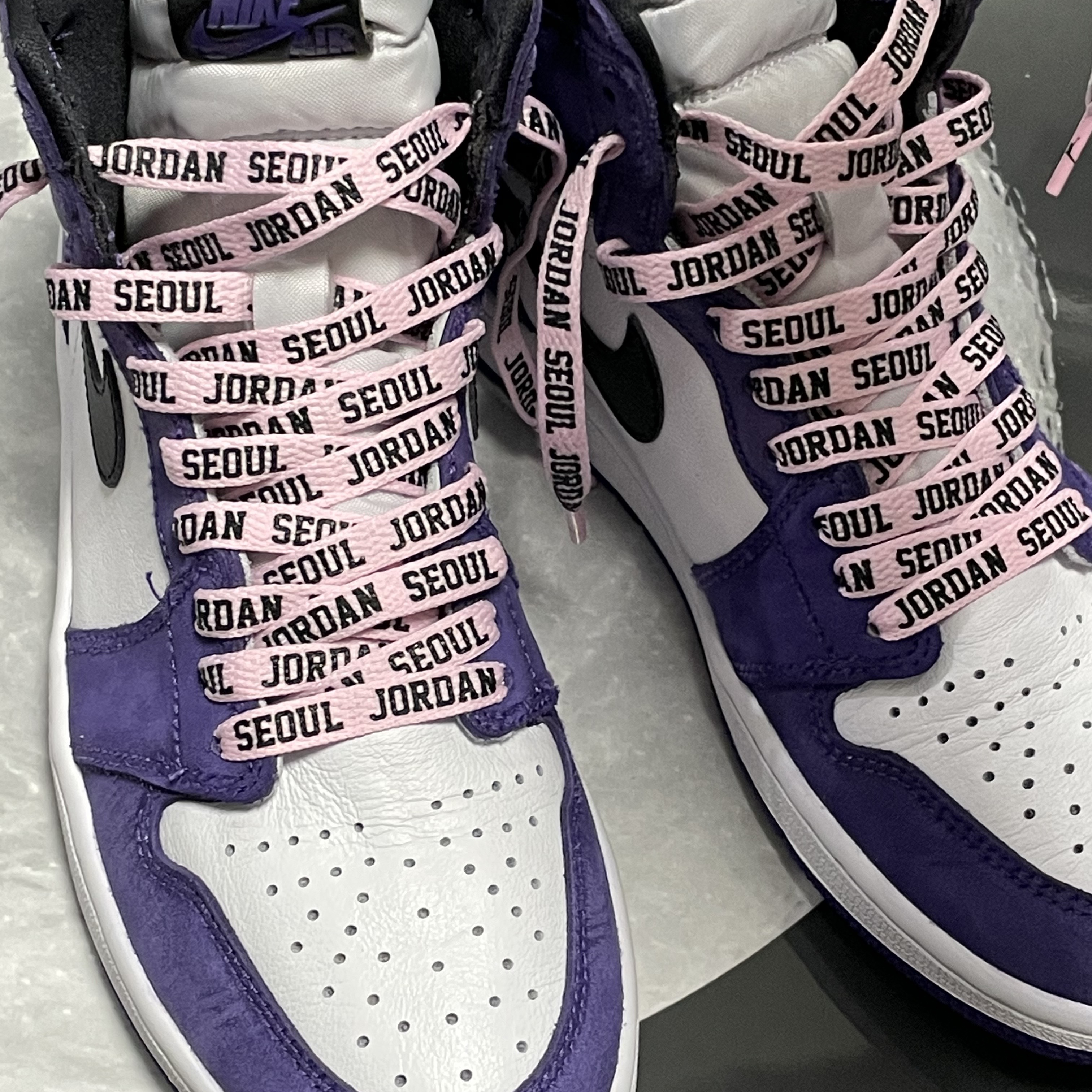 Jordan 1 Retro High OG Court Purple 2020 착용 스타일 - 2