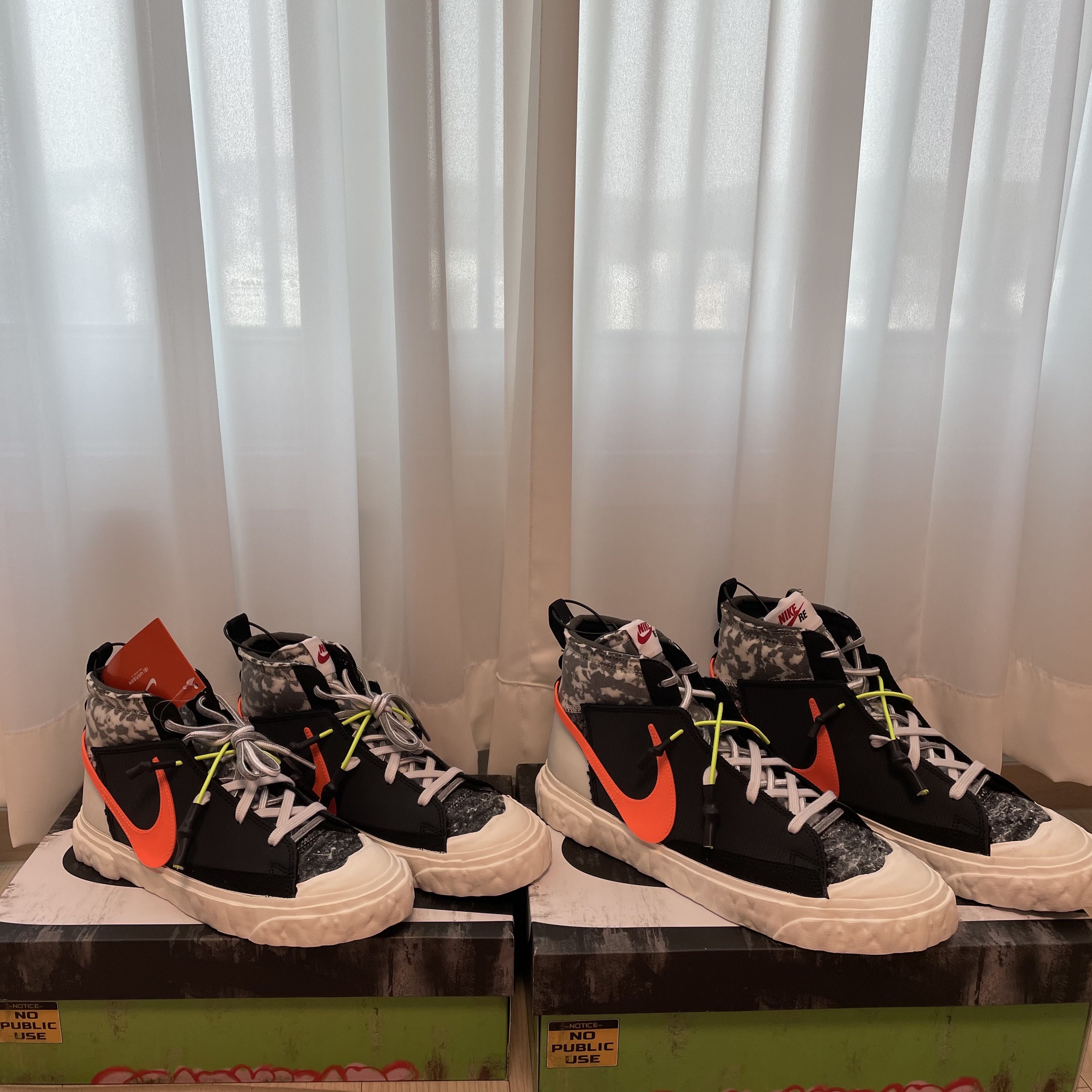 Nike x Readymade Blazer Mid Black 착용 스타일