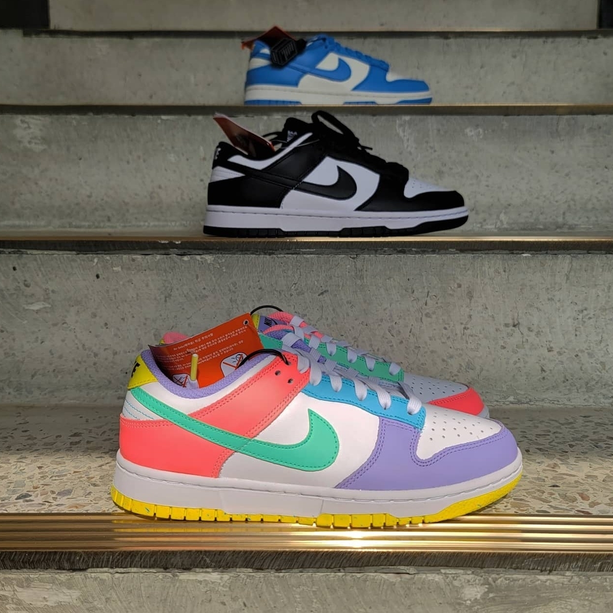 (W) Nike Dunk Low SE Candy, (W) Nike Dunk Low Coast 착용 스타일