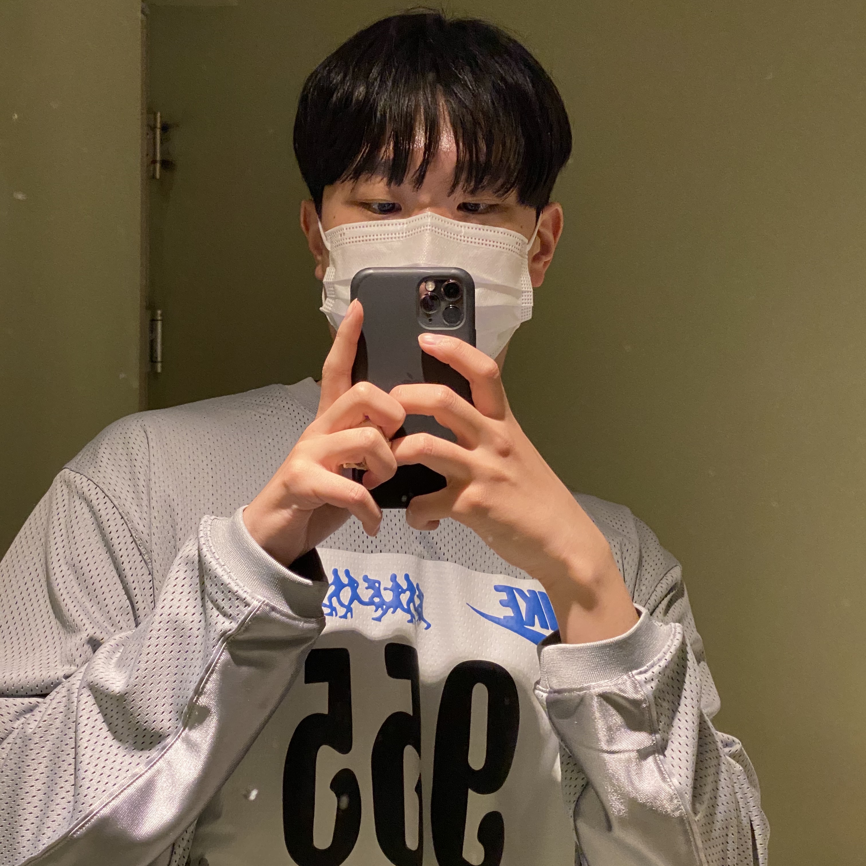 Nike x Cactus Plant Flea Market L/S Jersey Grey - Asia 착용 스타일