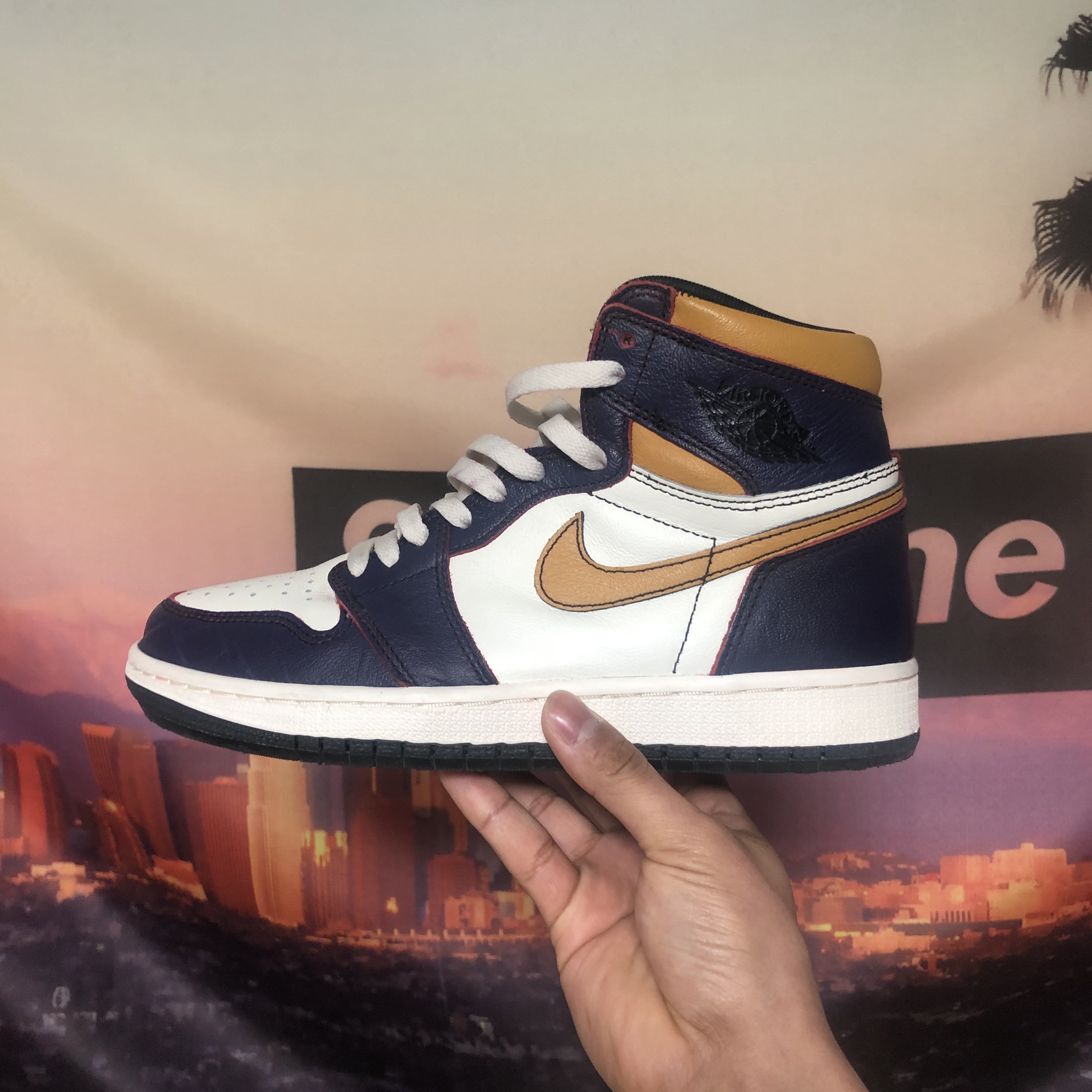 Jordan 1 Retro High OG Defiant SB LA to Chicago 착용 스타일