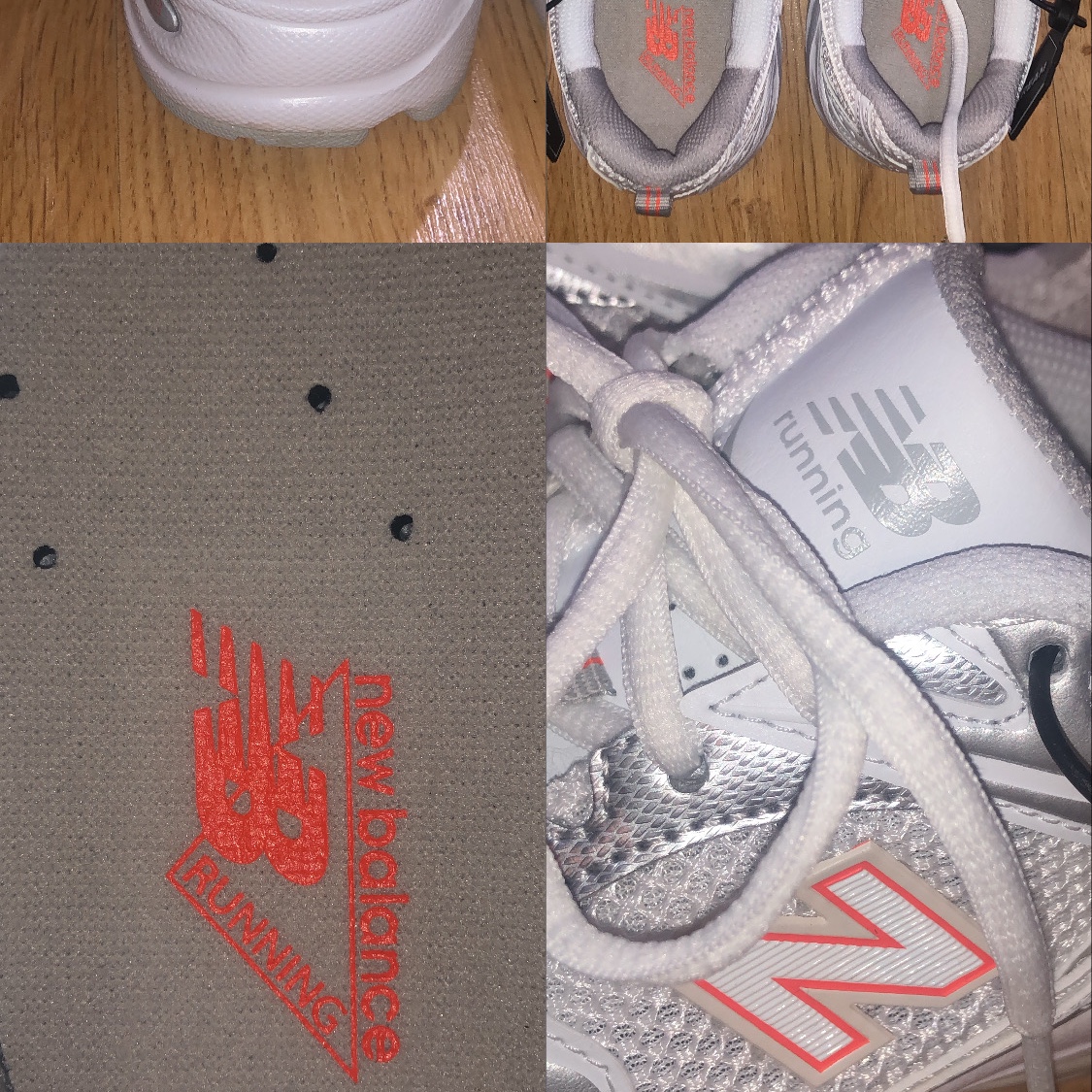 New Balance 530 White Orange 착용 스타일 - 1