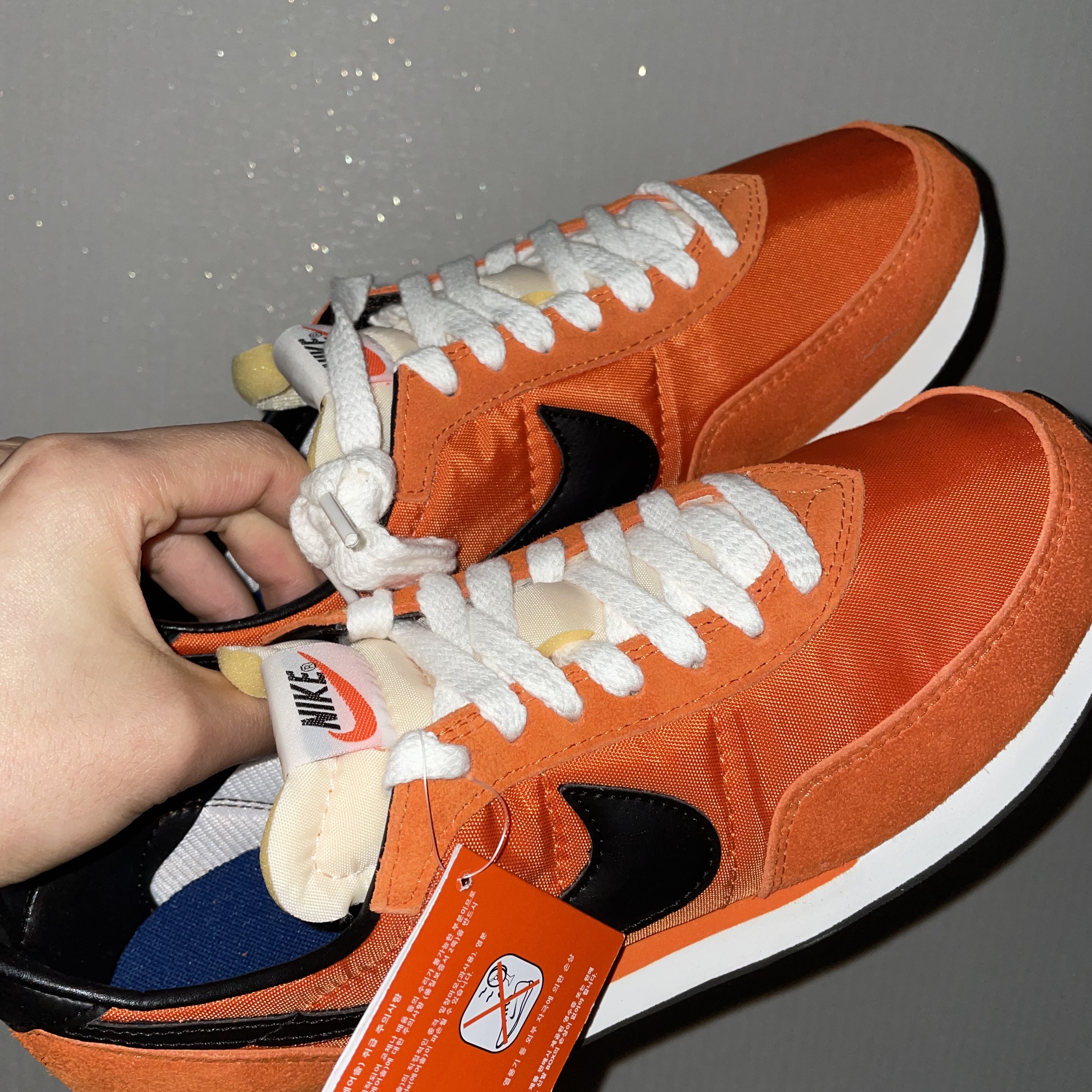 Nike Waffle Trainer 2 SP Starfish 착용 스타일
