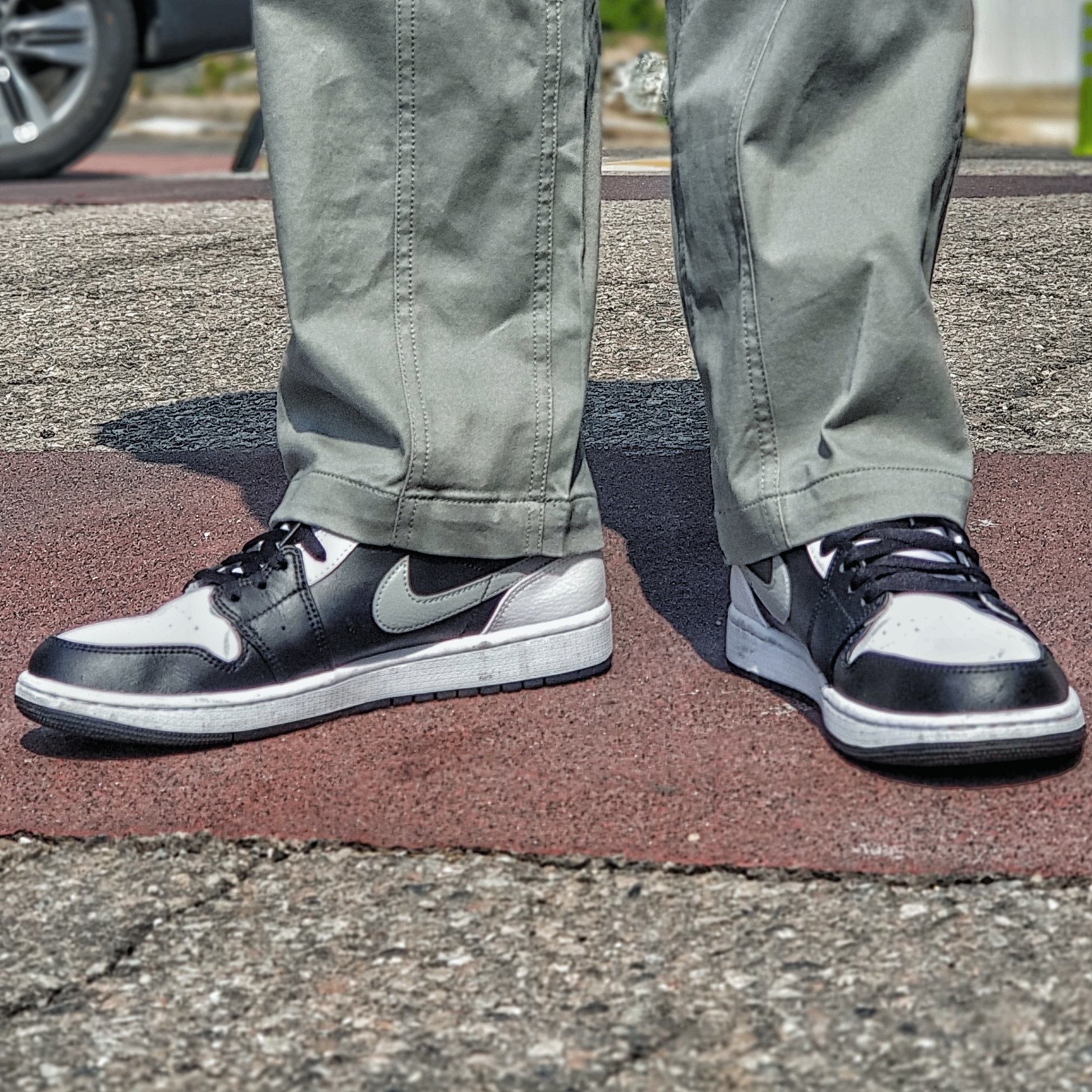 Jordan 1 Mid White Shadow 착용 스타일 - 3