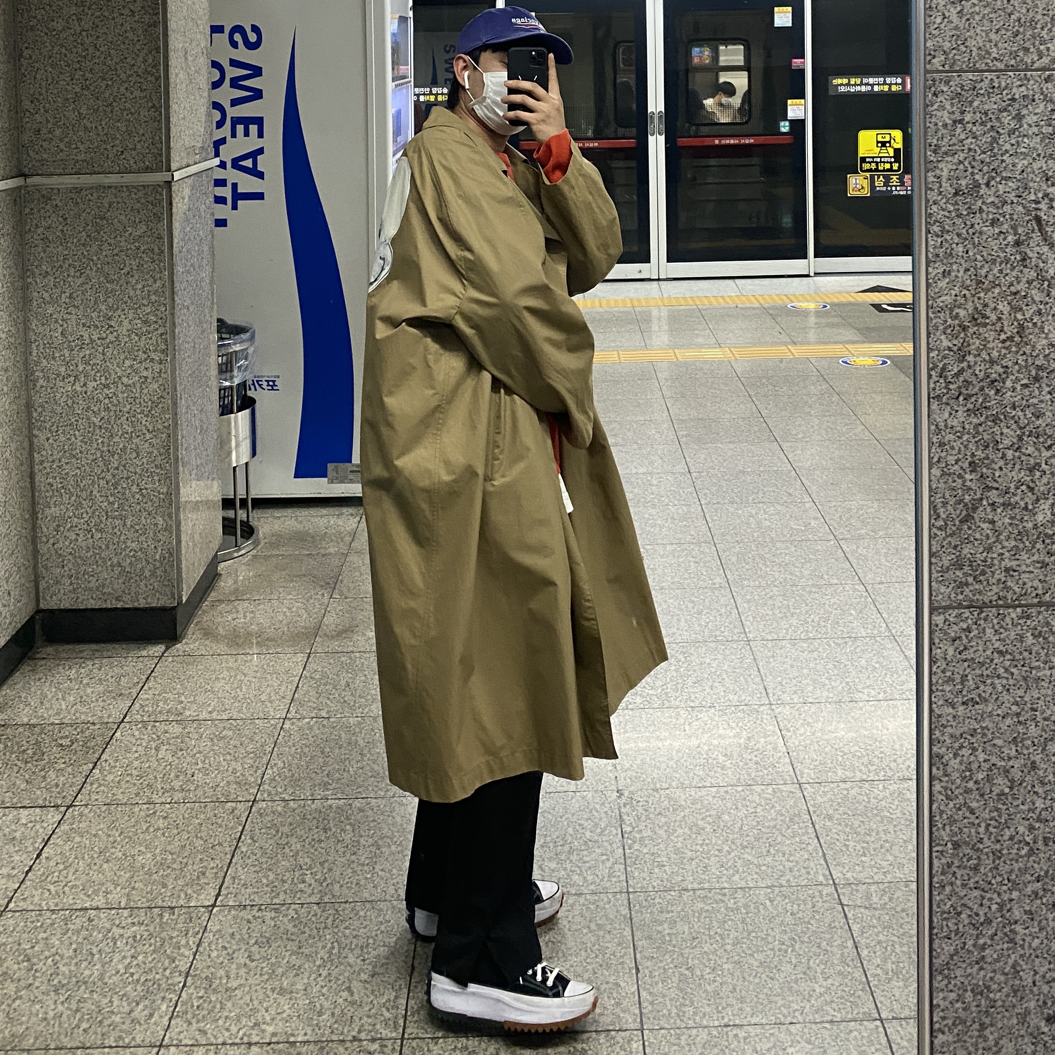 Converse Run Star Hike Low Black 착용 스타일