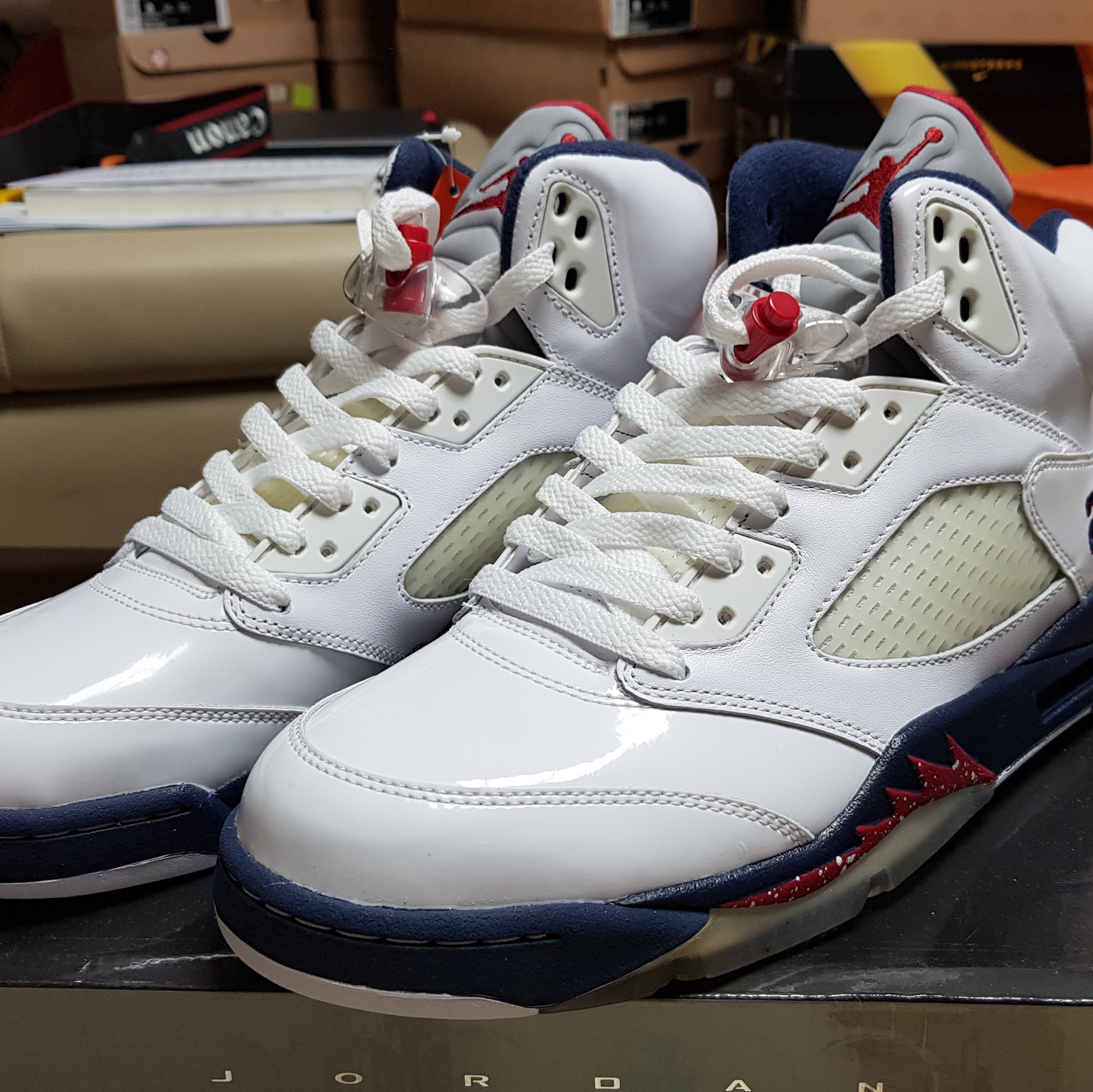 Jordan 5 Retro Olympic 착용 스타일