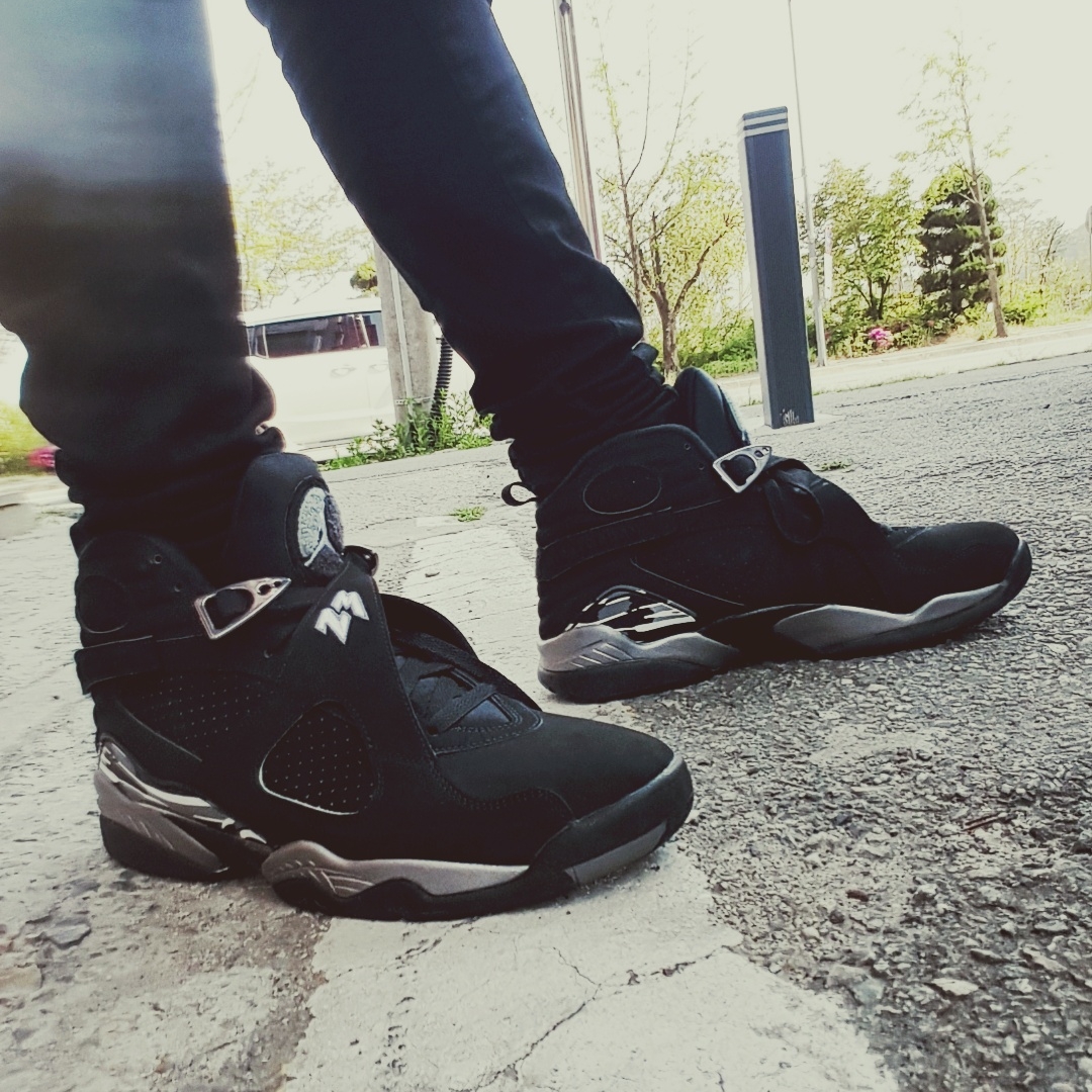Jordan 8 Retro Chrome 2015 착용 스타일