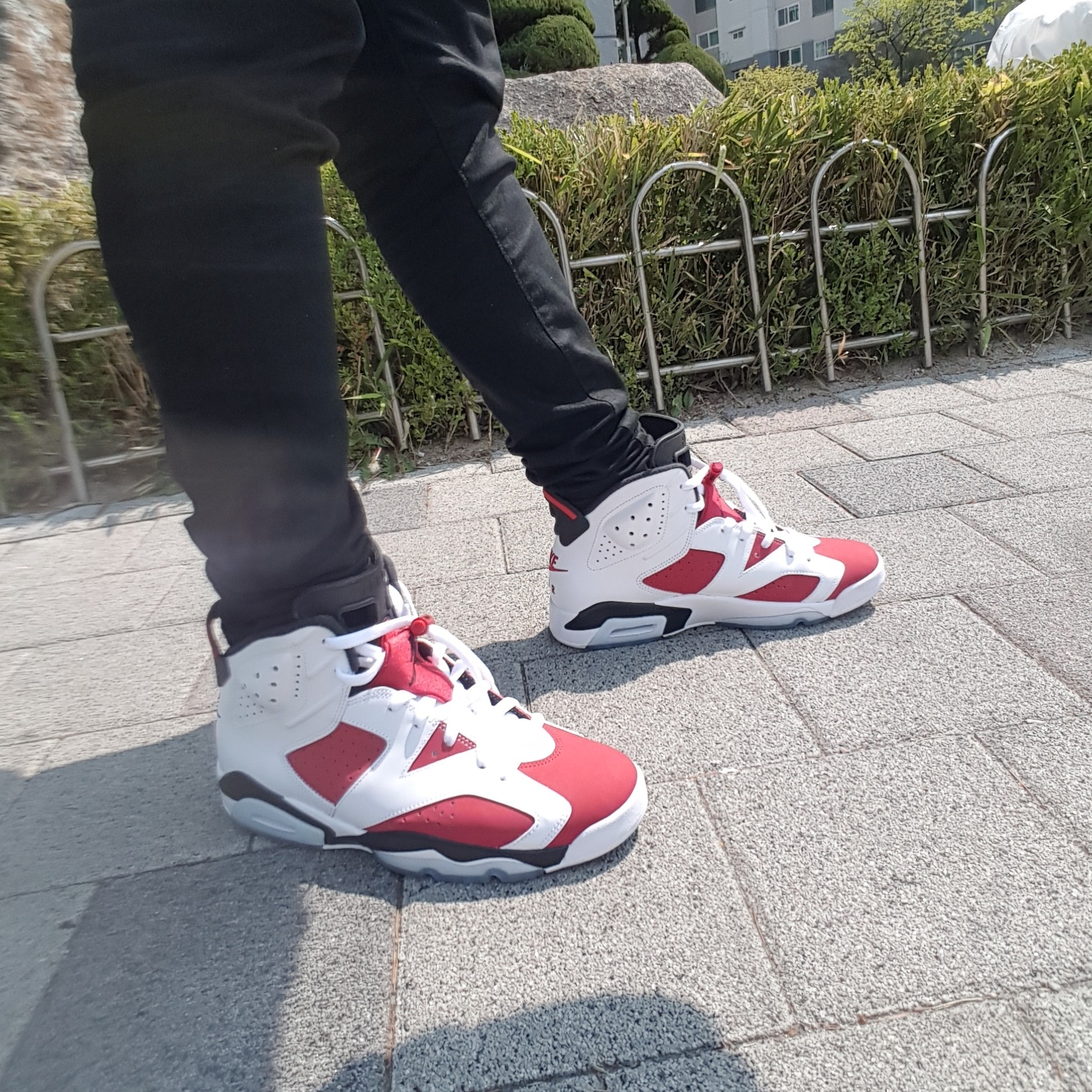 Jordan 6 Retro Carmine 2021 착용 스타일