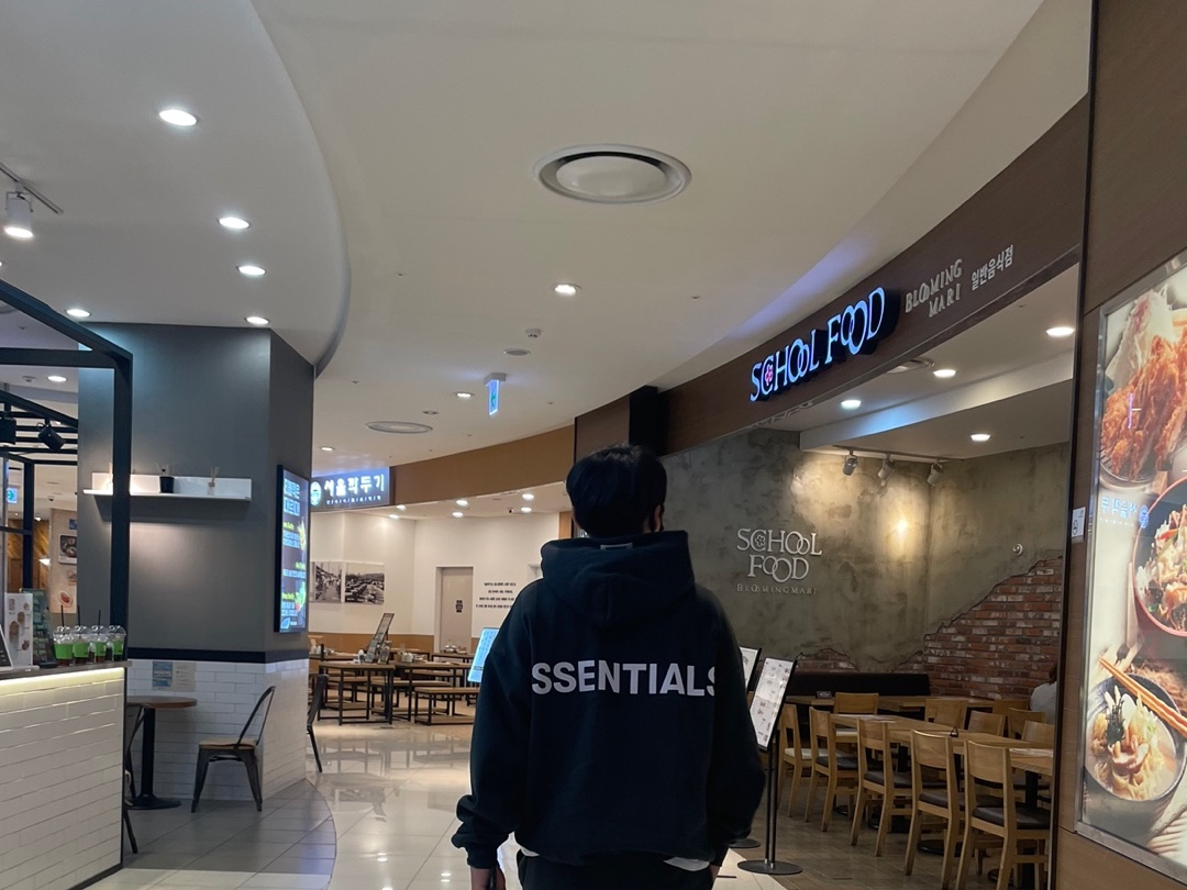 Essentials 3D Silicon Applique Pullover Hoodie Dark Slate/Black 2020 착용 스타일 - 3