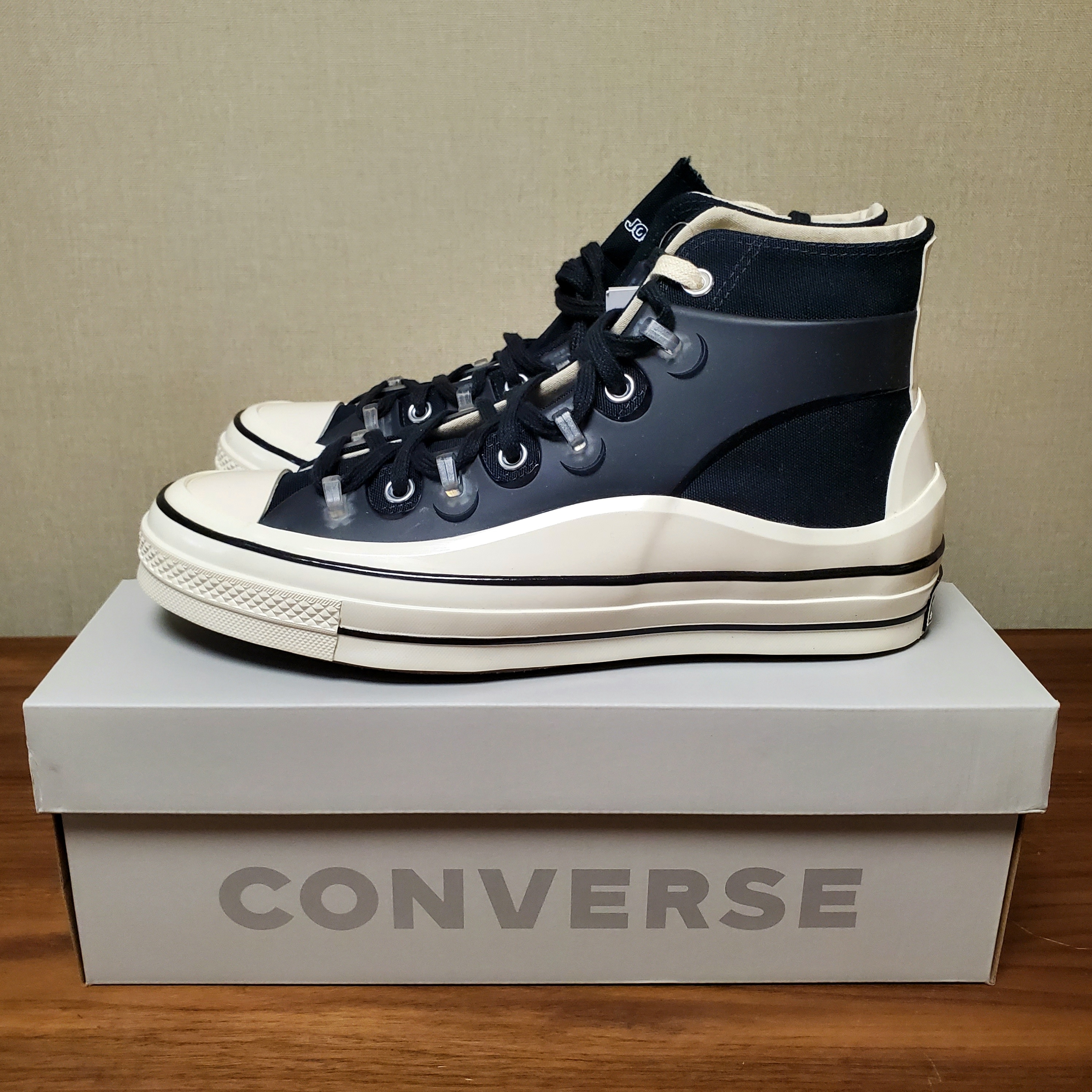 Converse x Kim Jones Chuck 70 Utility Wave High Black 착용 스타일 - 2