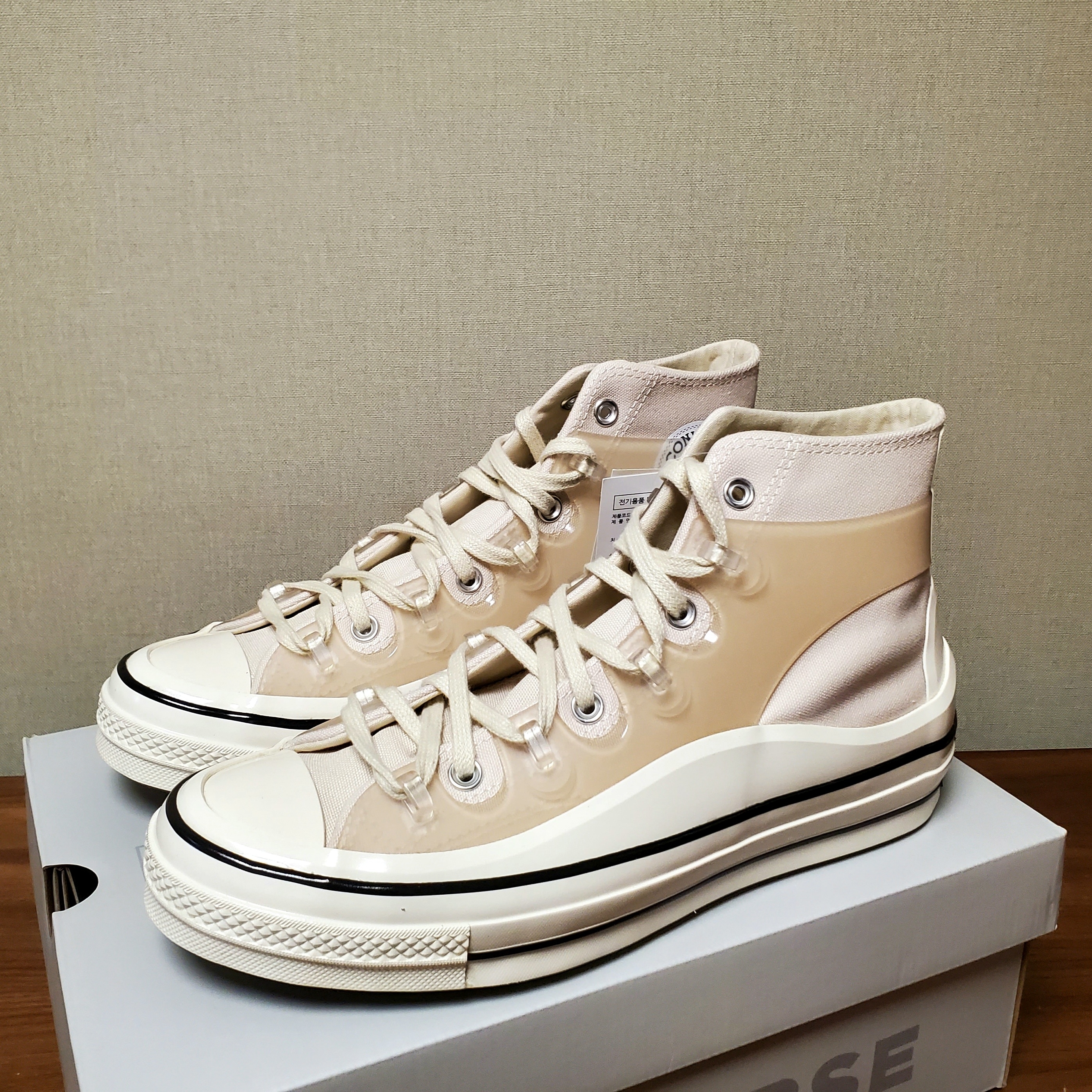 Converse x Kim Jones Chuck 70 Utility Wave High Natural Ivory 착용 스타일 - 1