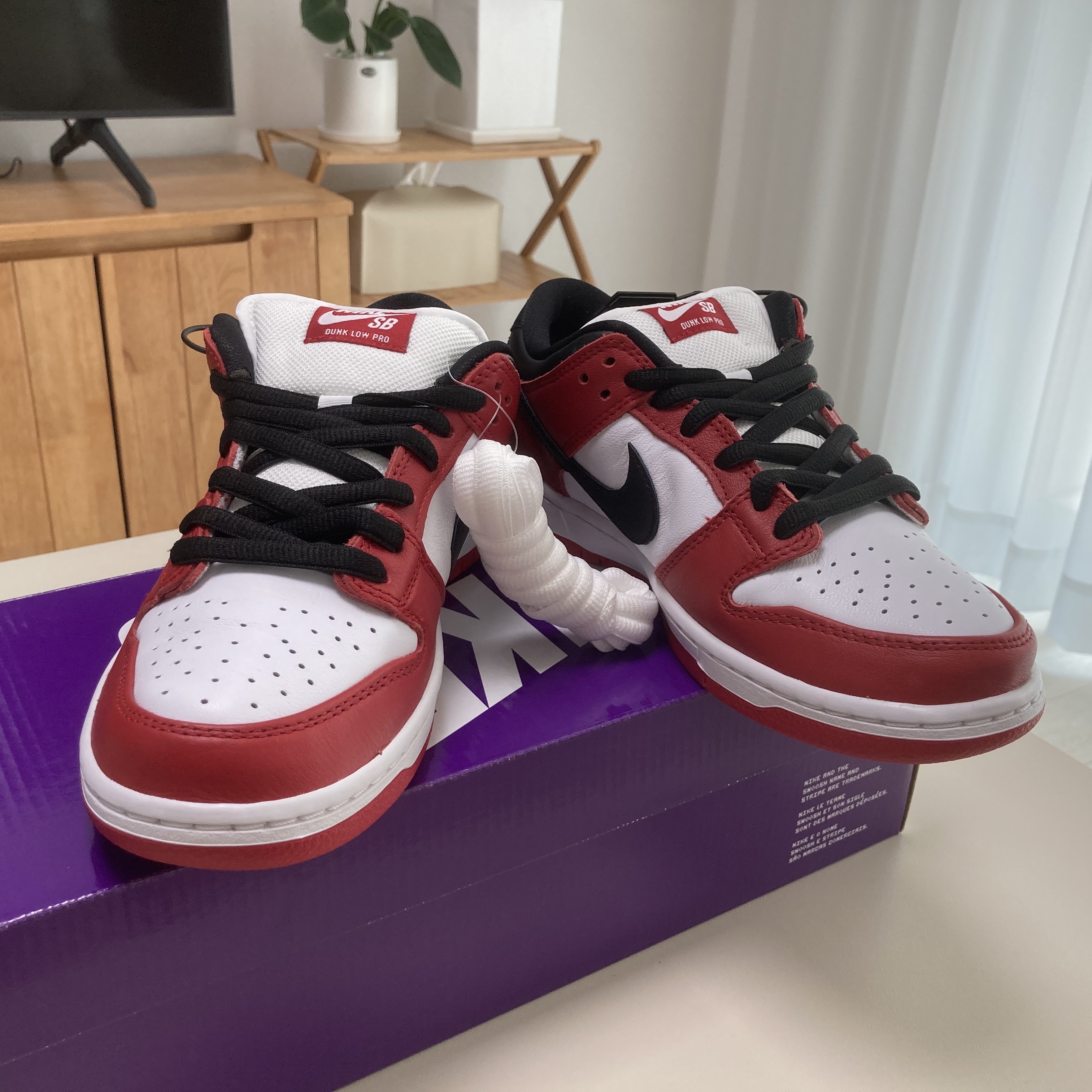 Nike SB Dunk Low Pro Chicago 착용 스타일 - 2