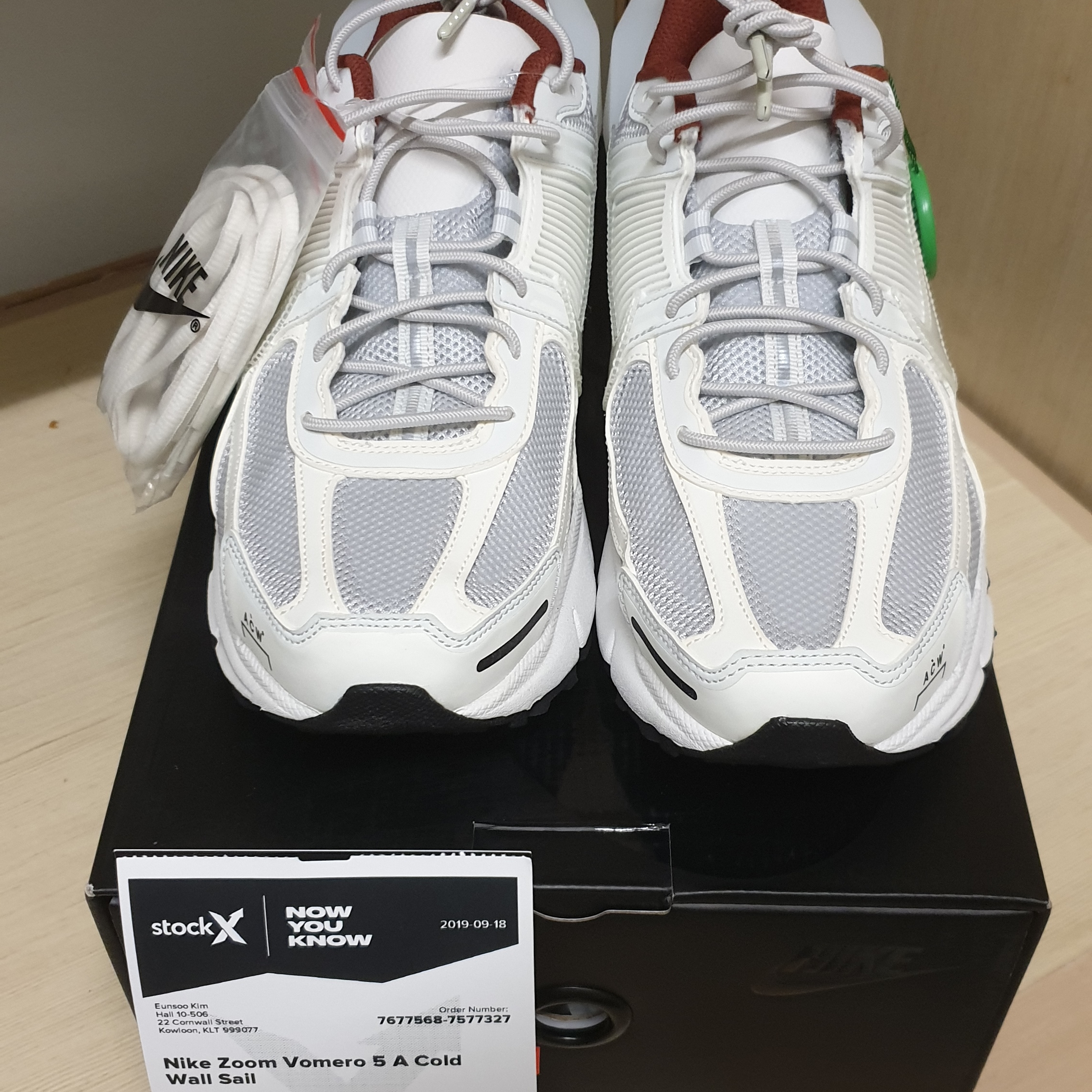 Nike x A-Cold-Wall Zoom Vomero 5 Sail 착용 스타일 - 2