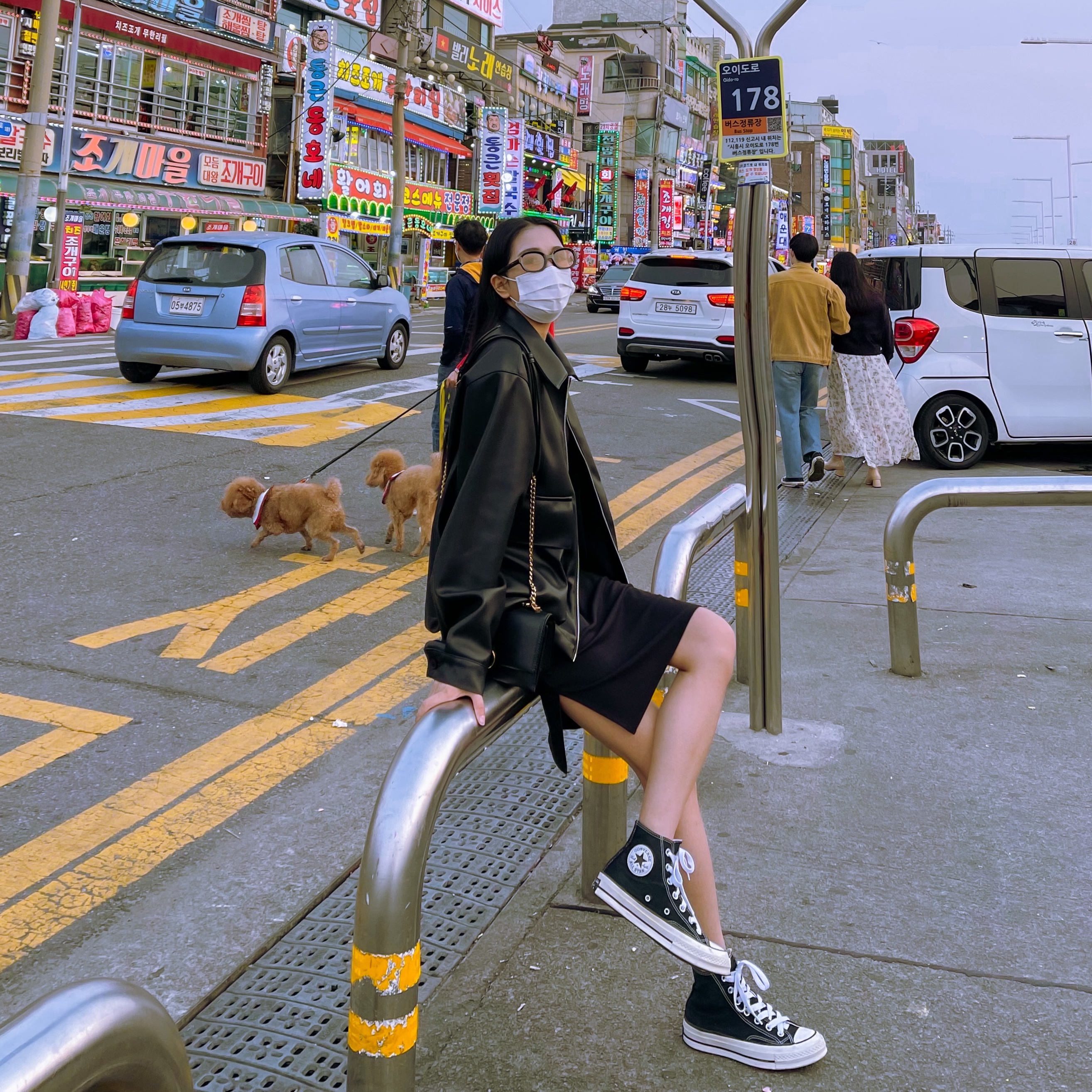 Converse Chuck 70 Hi Black 착용 스타일