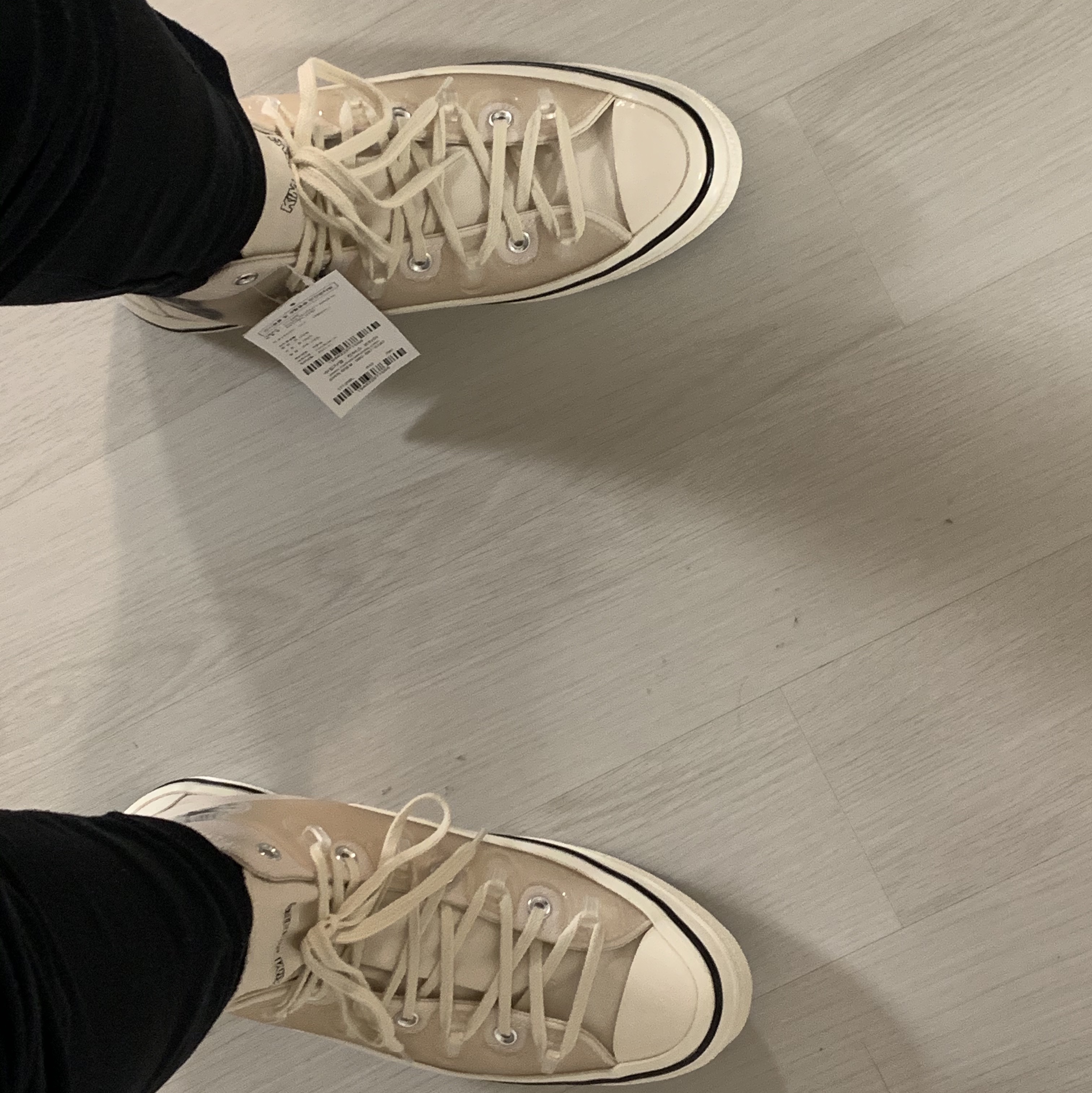 Converse x Kim Jones Chuck 70 Utility Wave High Natural Ivory 착용 스타일