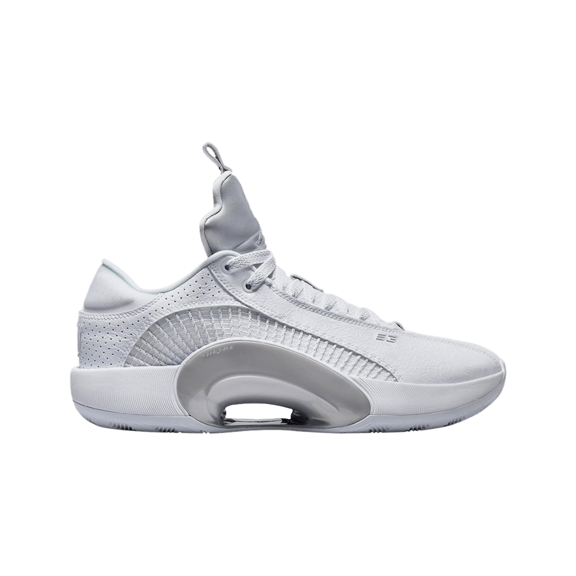 조던 35 로우 PF 화이트 메탈릭 실버