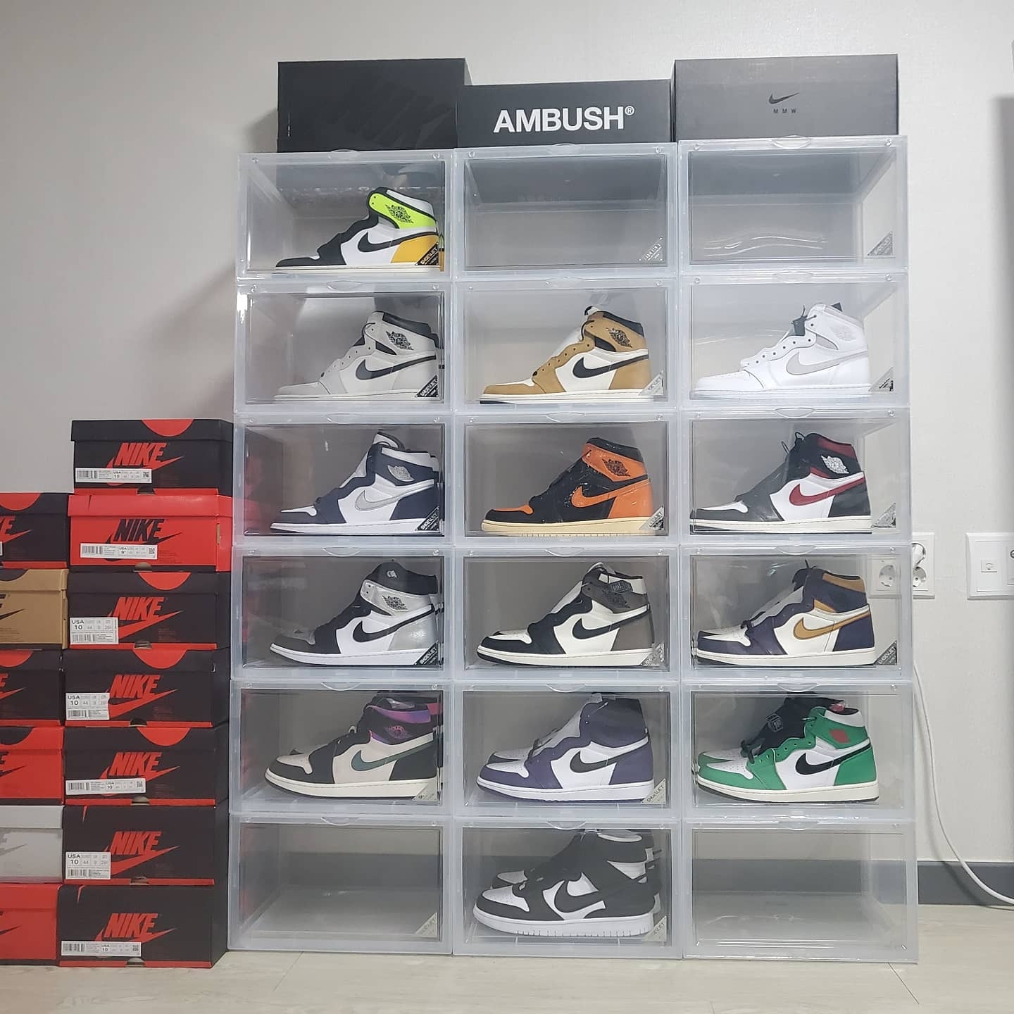Jordan 1 Retro High OG Gym Red, Jordan 1 Retro High OG Defiant SB LA to Chicago 착용 스타일 - 1